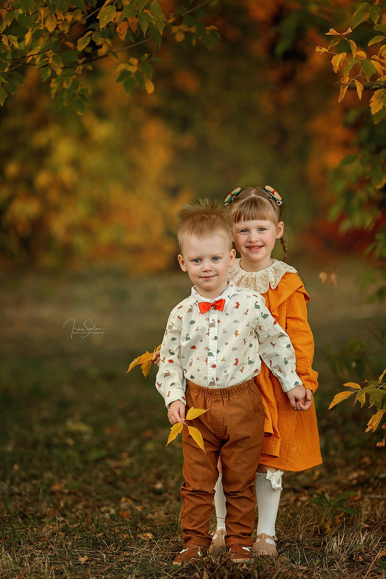 Осенняя фотосессия в парке УРУГПС. Детский и семейный фотограф в Екатеринбурге