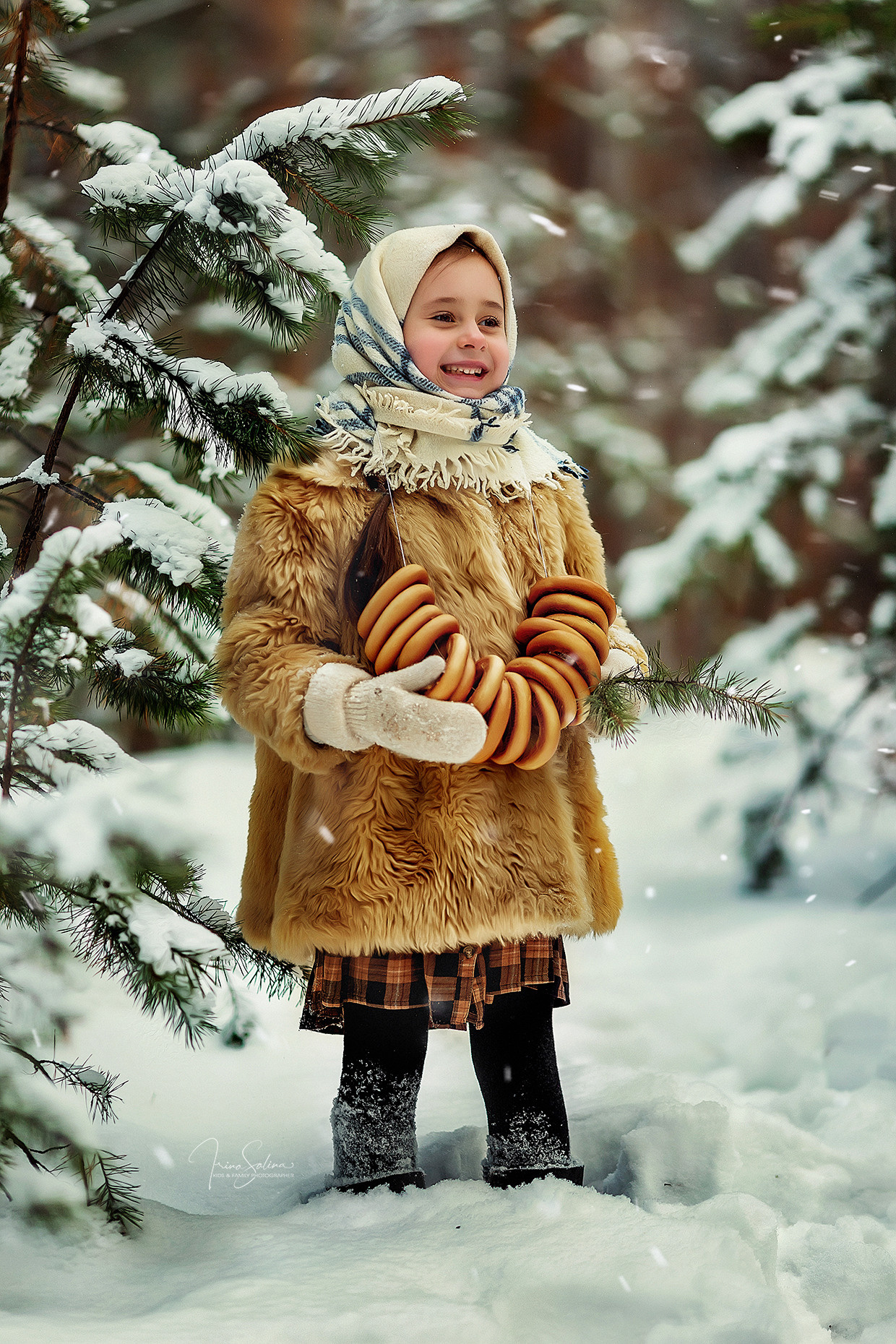 Зимняя прогулка. Детский и семейный фотограф в Екатеринбурге