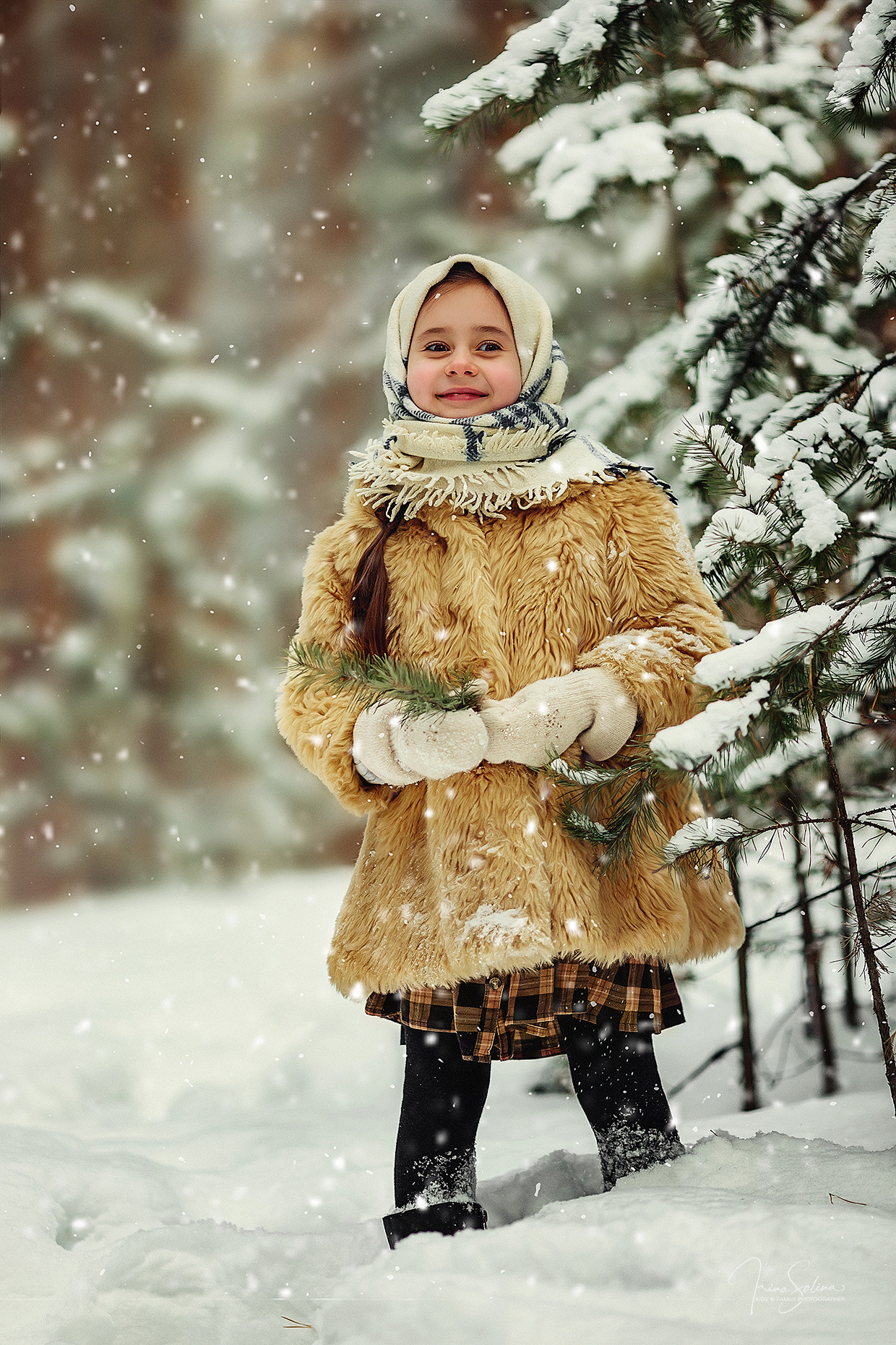 Зимняя прогулка. Детский и семейный фотограф в Екатеринбурге
