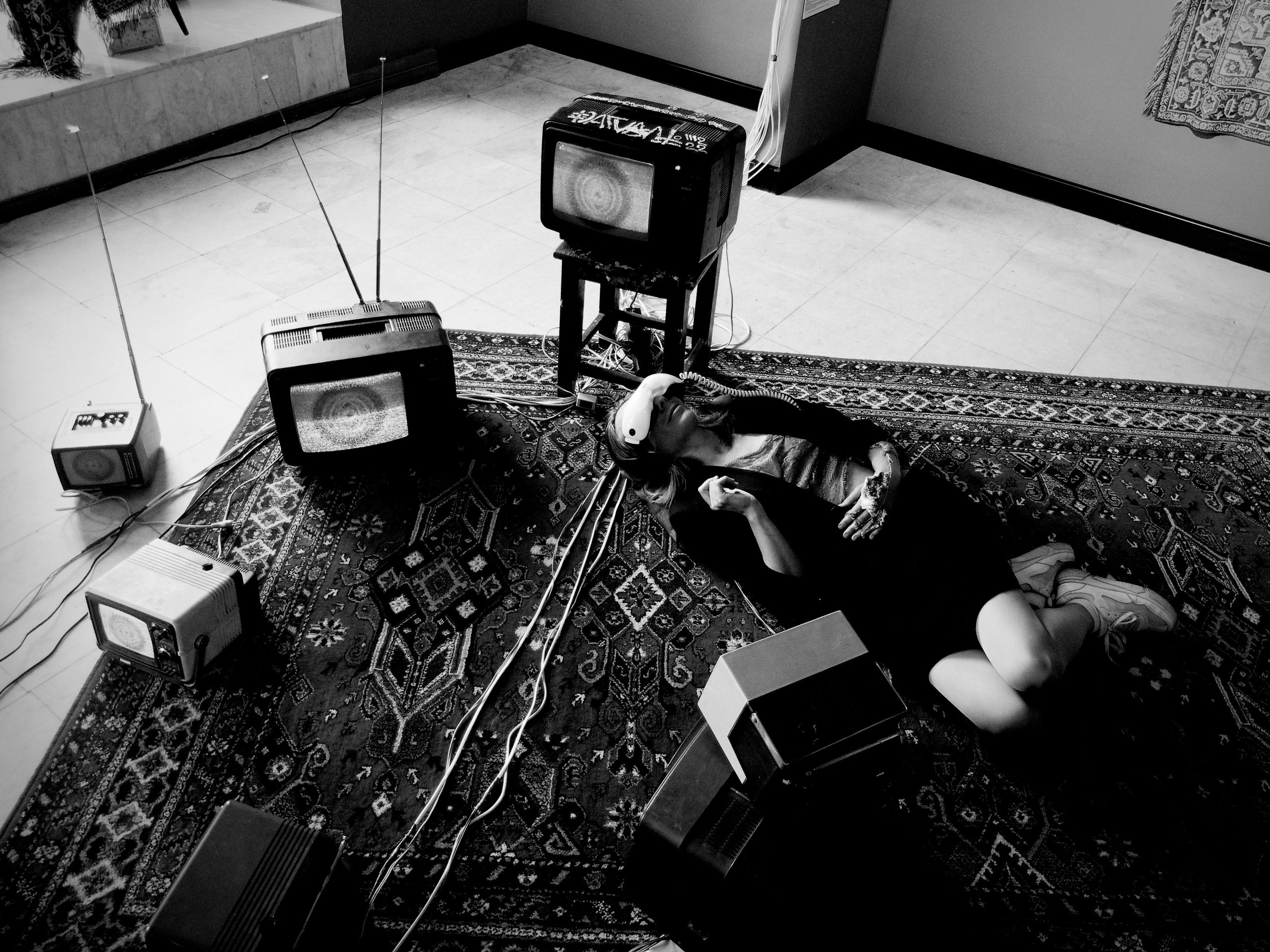 Между диваном и телевизором. Roman Hodirev is an esoteriologist, multidisciplinary artist, photographer and musician. Saint Petersburg, Riga