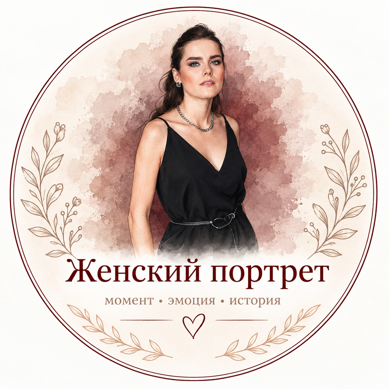 alt="Портретная фотосессия девушки в студии в Москве"
