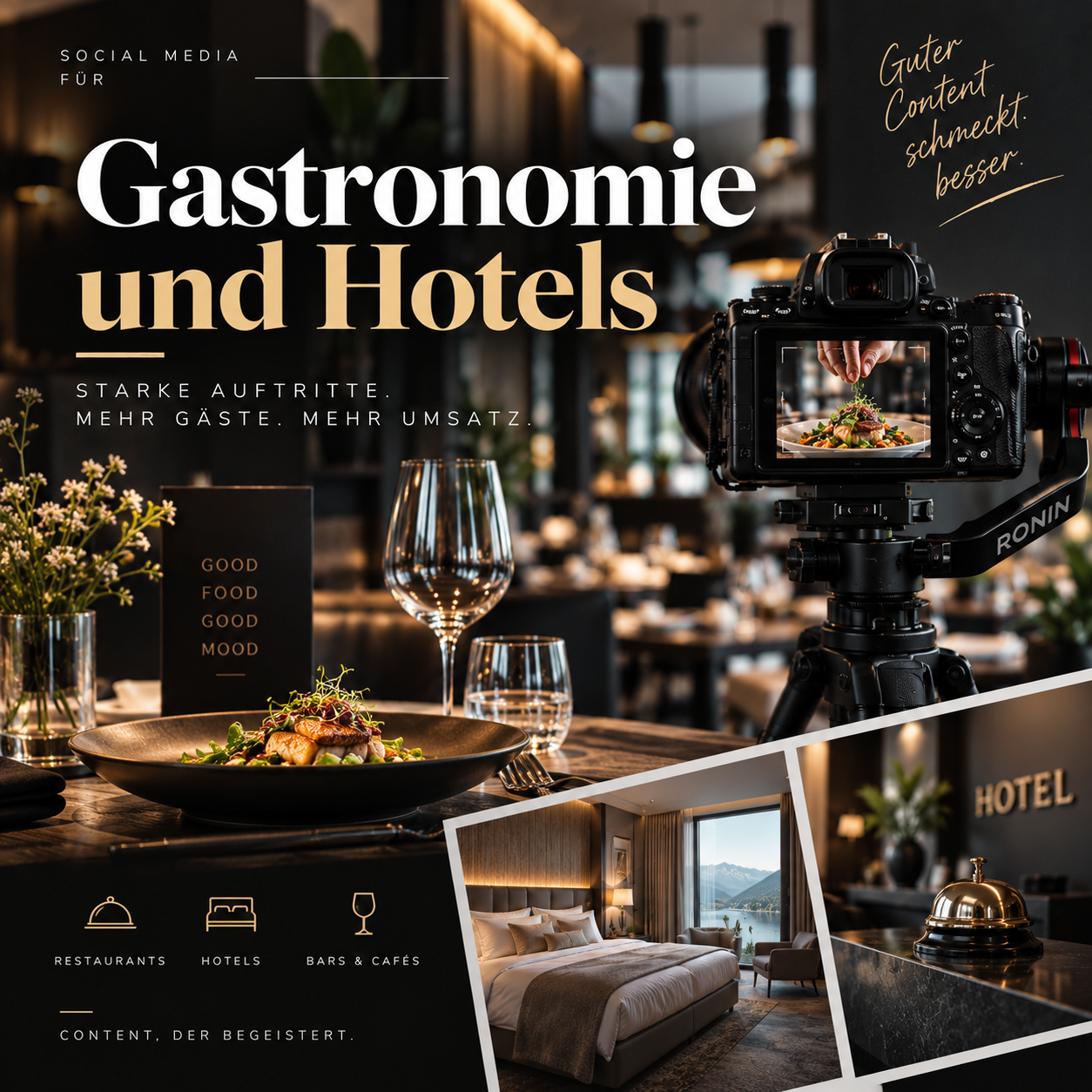 Dienstleistungen. Fotograf, Videograf & Content Creator in Passau