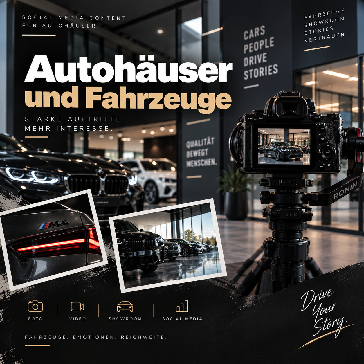 Dienstleistungen. Fotograf, Videograf & Content Creator in Passau