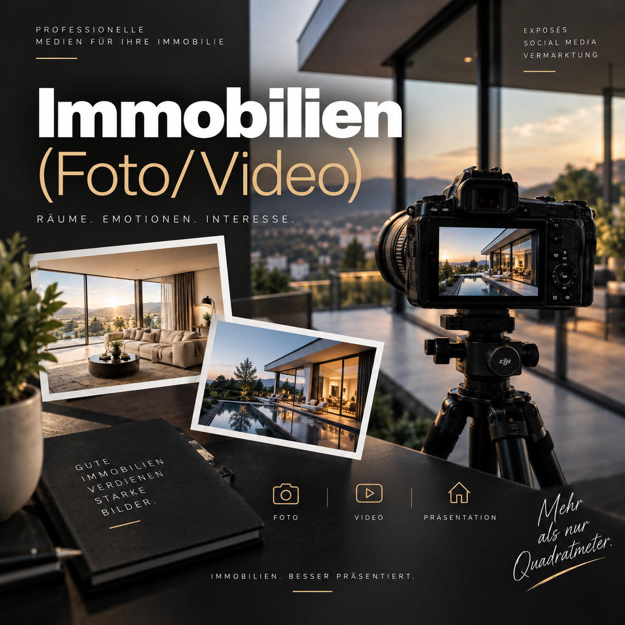 Dienstleistungen. Fotograf, Videograf & Content Creator in Passau