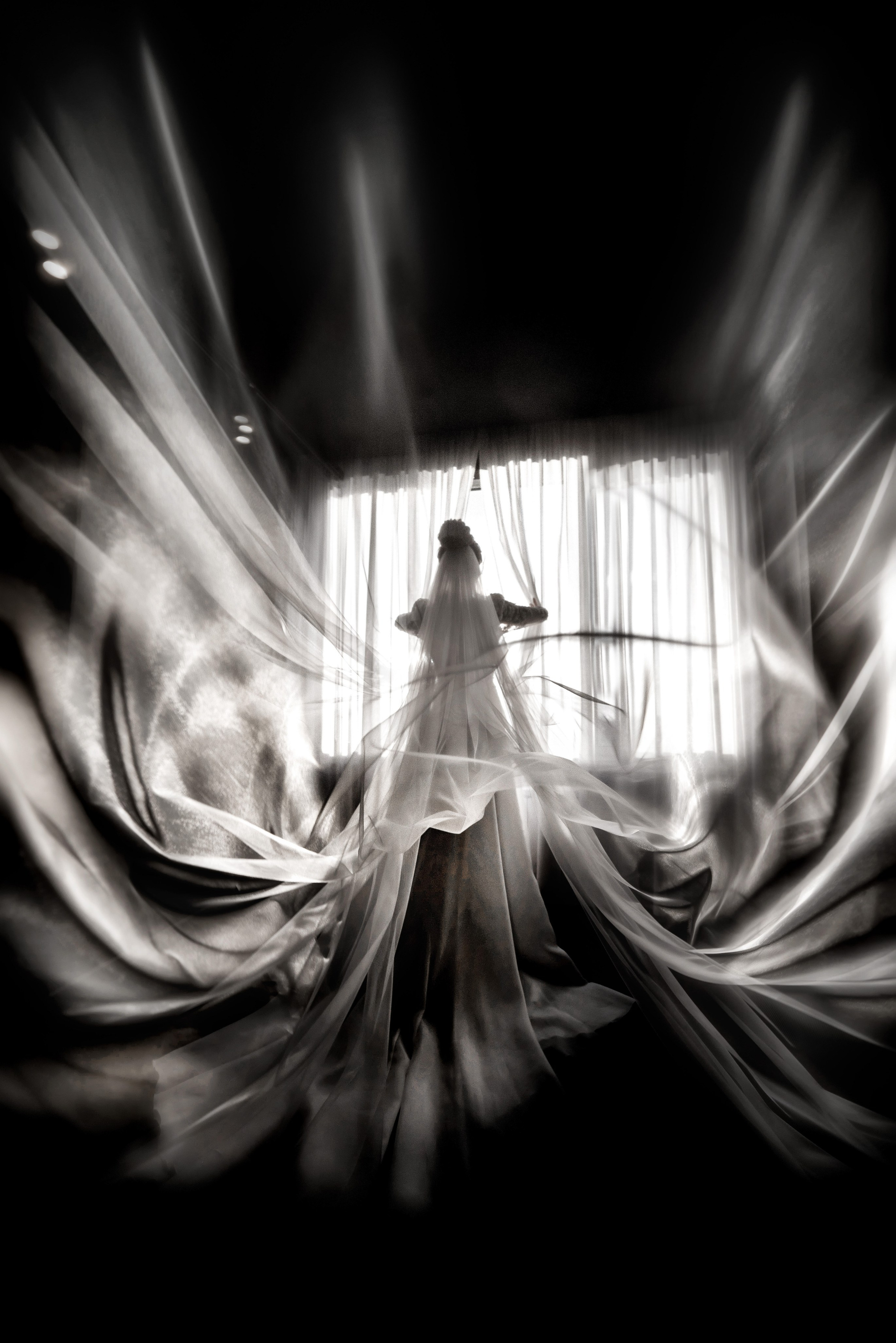 Фата — непростое украшение. Портретный, семейный и свадебный фотограф в Санкт-Петербурге и в Пушкине Ширяев Денис