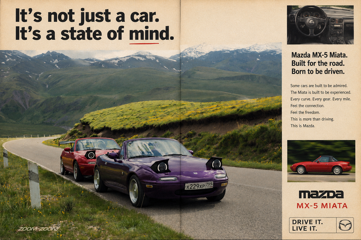Eunos Roadster (Mazda MX-5 Miata): история Мяты и фотосессия | pohubl Ставрополь