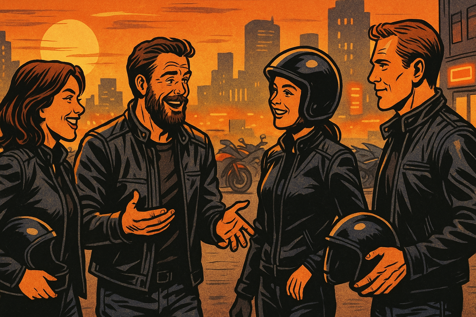 FotoMotoHunterZ — фотографии мотоциклистов на улицах города