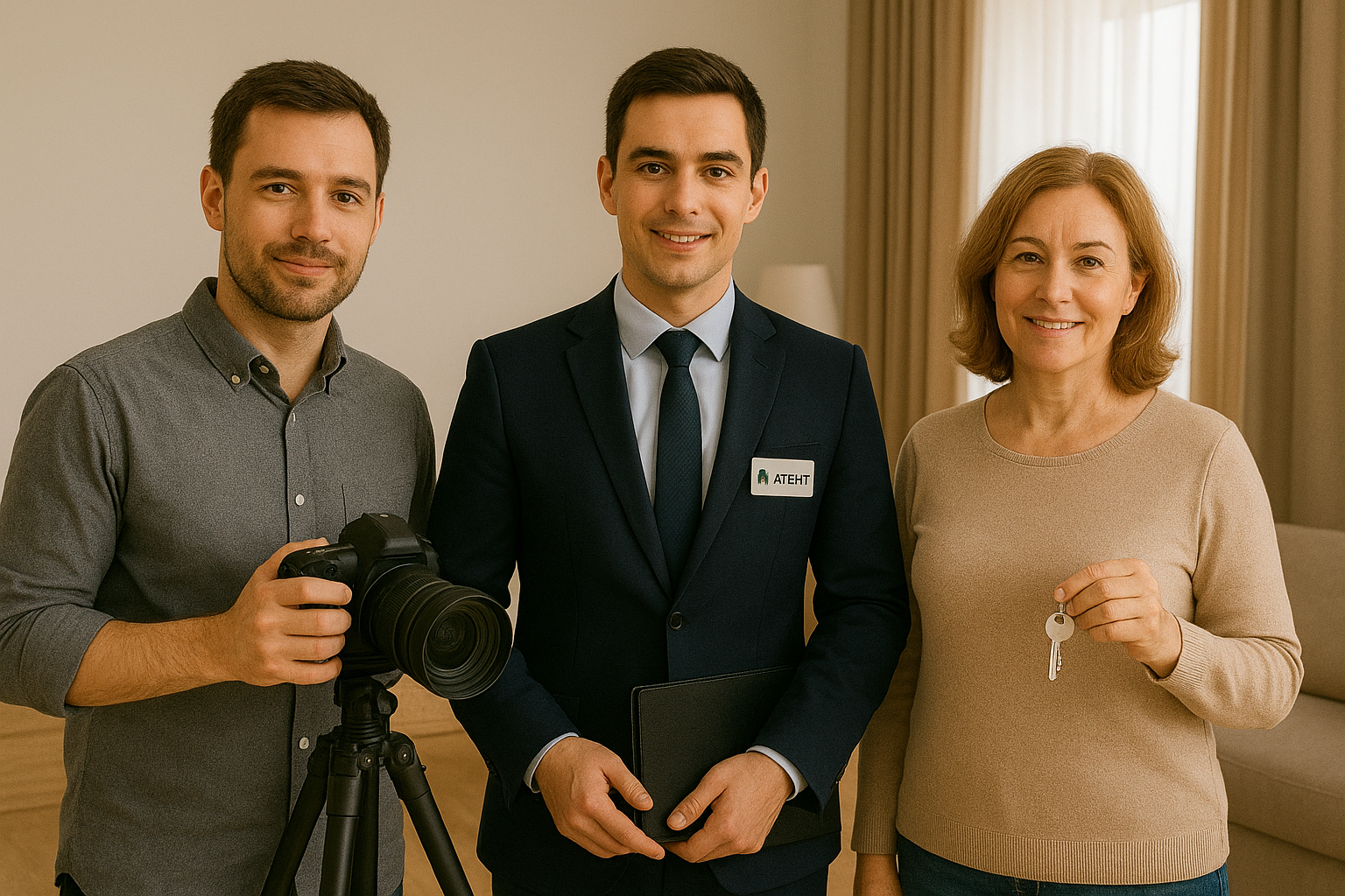 Фотограф интерьеров, риэлтор и собственник жилого помещения