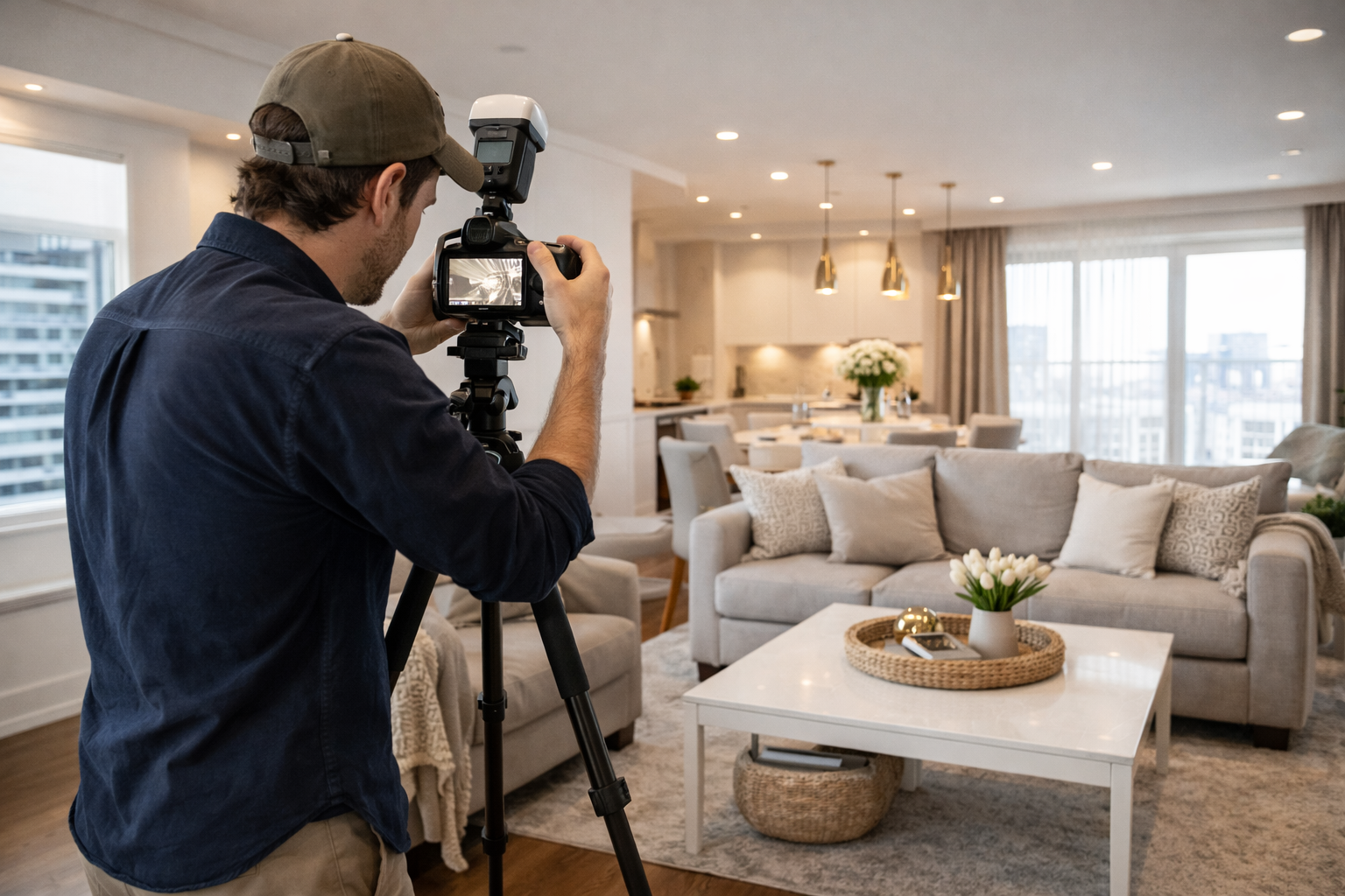 Профессиональное фотографирование интерьера квартиры