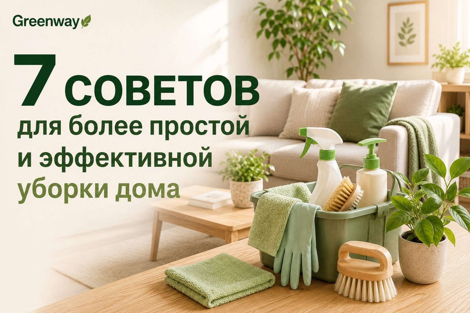 7 советов для более простой и эффективной уборки дома