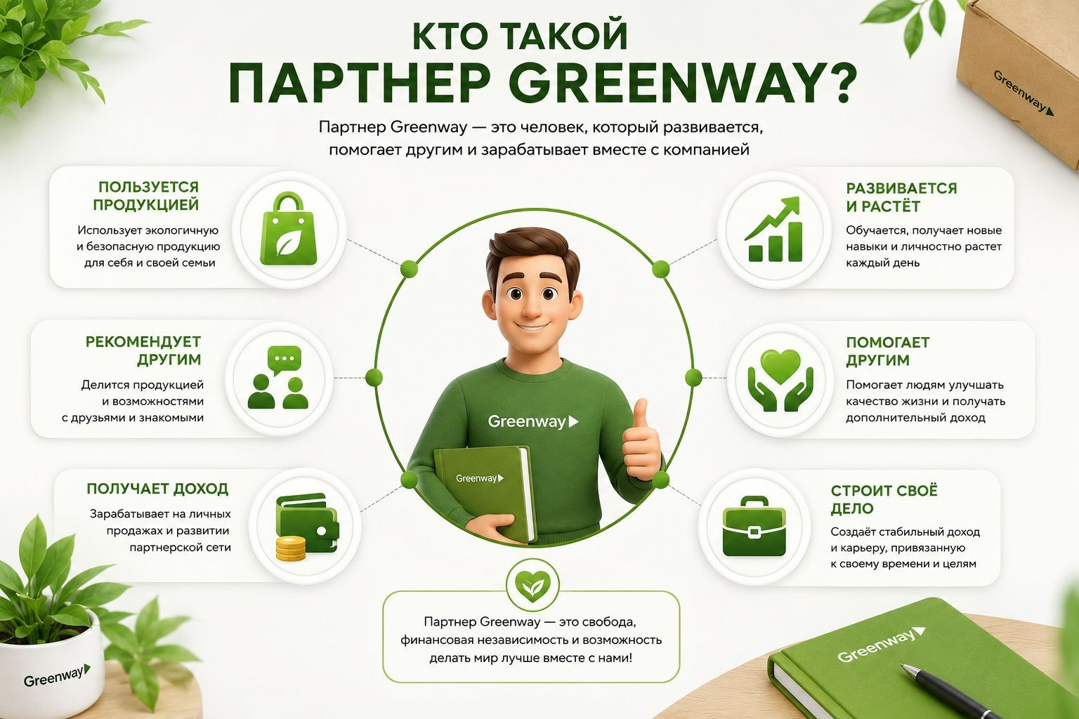Как стать партнером Greenway в 2026 году — пошаговая инструкция