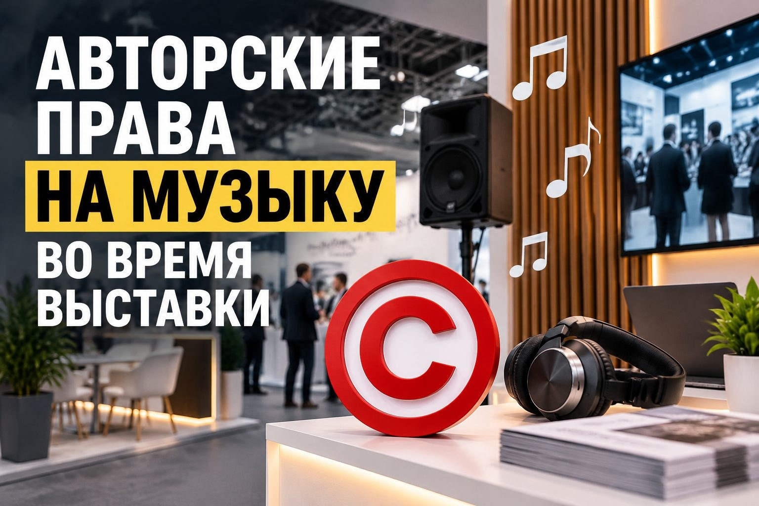 Музыка на выставочном стенде: авторские права и правила использования