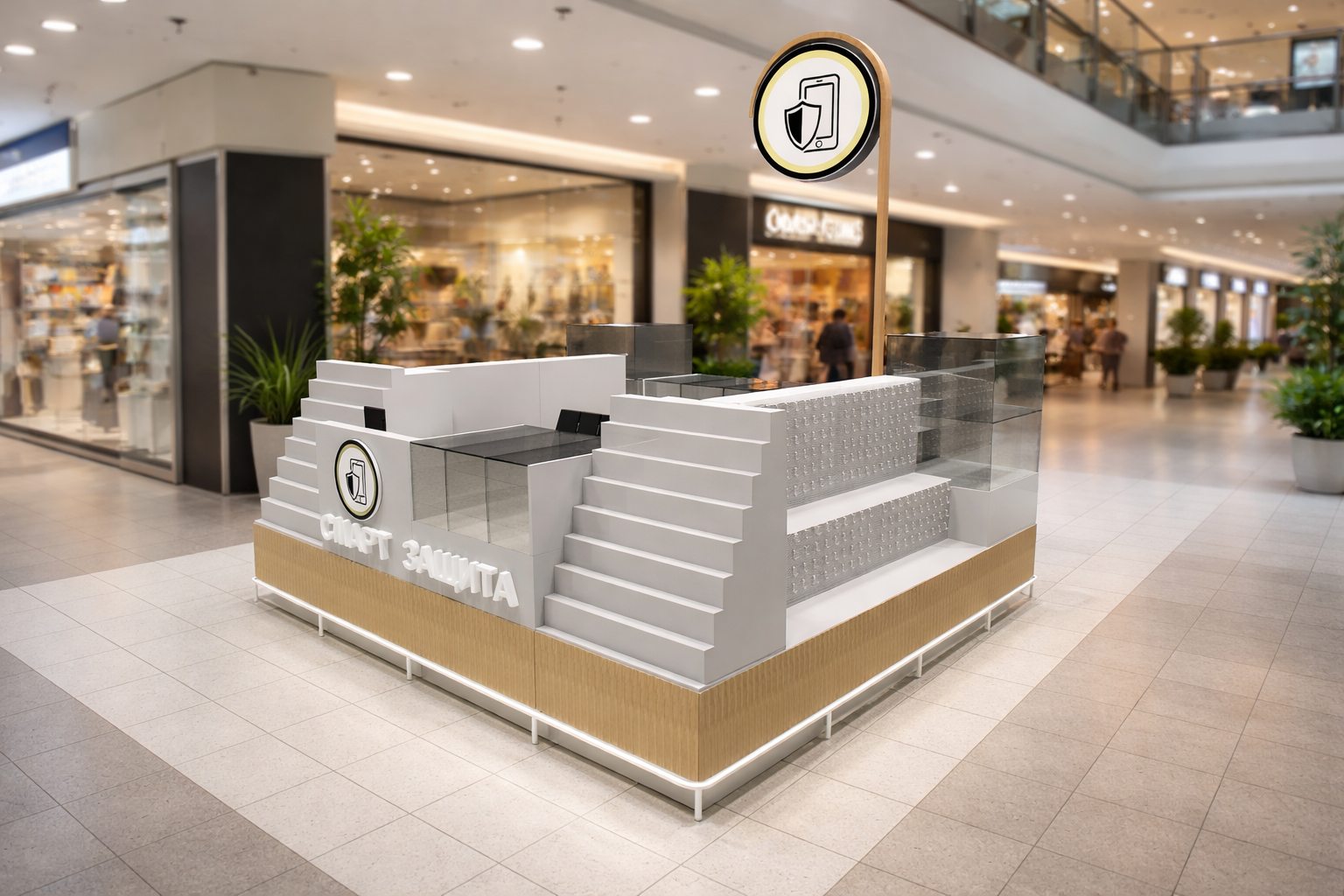 Визуализация торгового островка в Туле - смотреть на сайте в портфолио