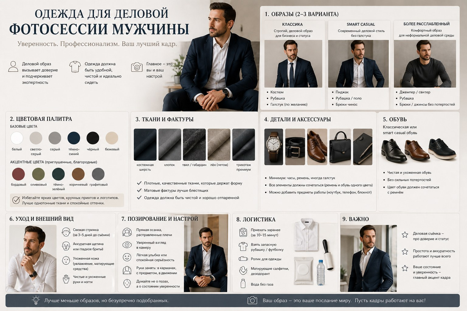 Гайд по подготовыке к Деловой фотосессии. Деловая и Бизнес съемка в  Москве Инесса Грушко