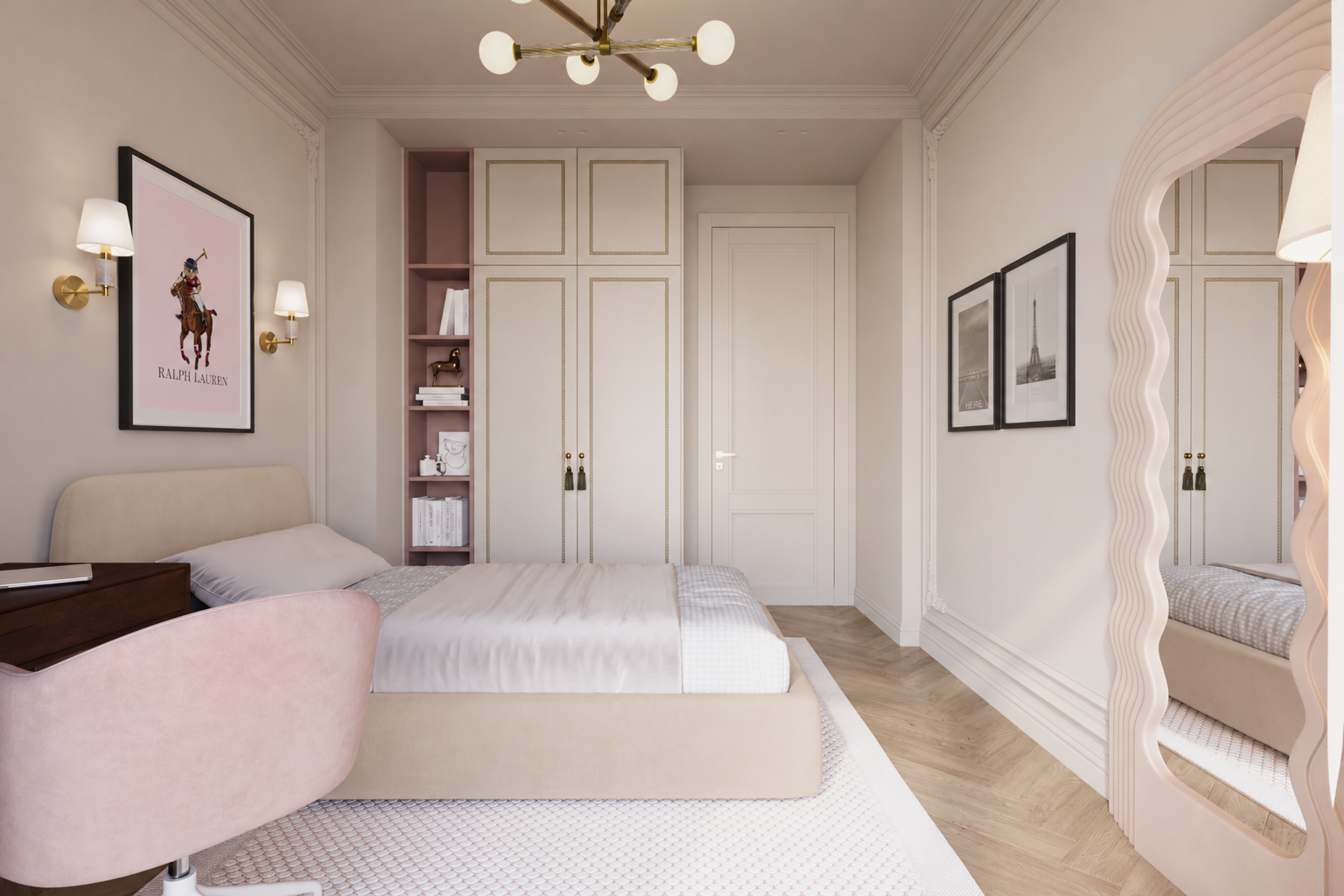 АППАРТАМЕНТЫ «ОЛИМП» / квартира, 105 м². Rezells Architects — студия дизайна жилых и коммерческих интерьеров