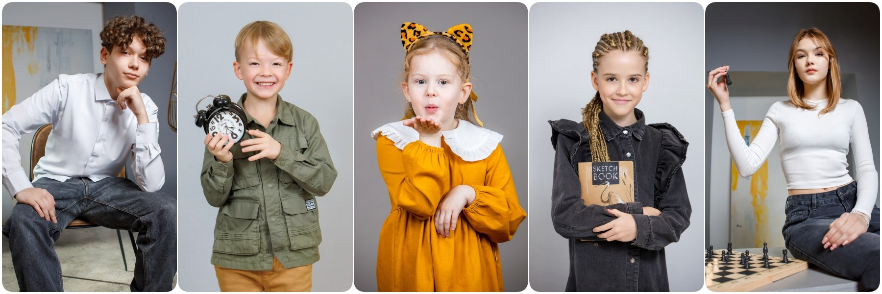 Вадя и Надя — индивидуальные фотоальбомы для детских садов и школ, полный цикл от съёмки до готового альбома