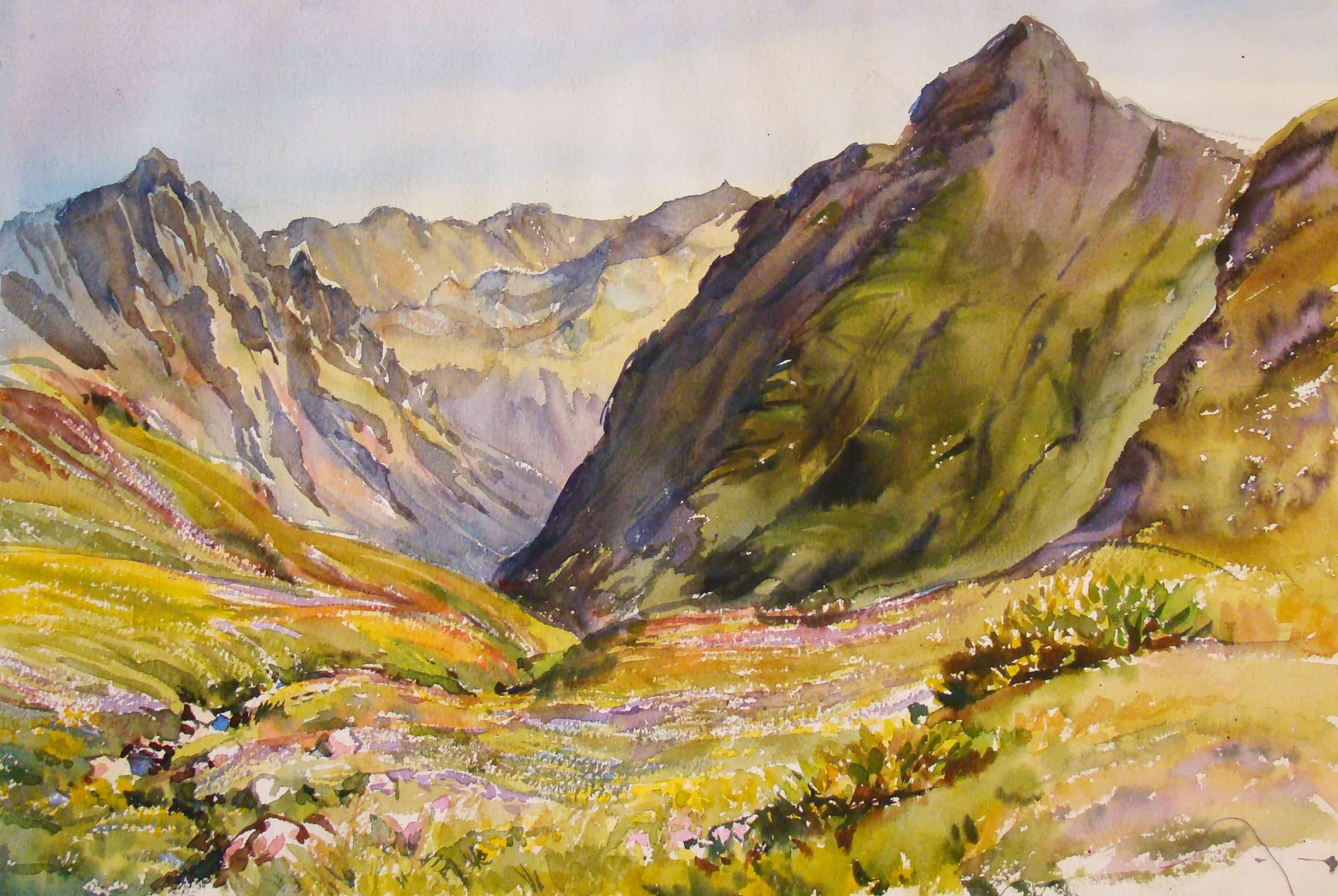 Пейзажи художника Галины Поплавской. Свет акварели Галины Поплавской