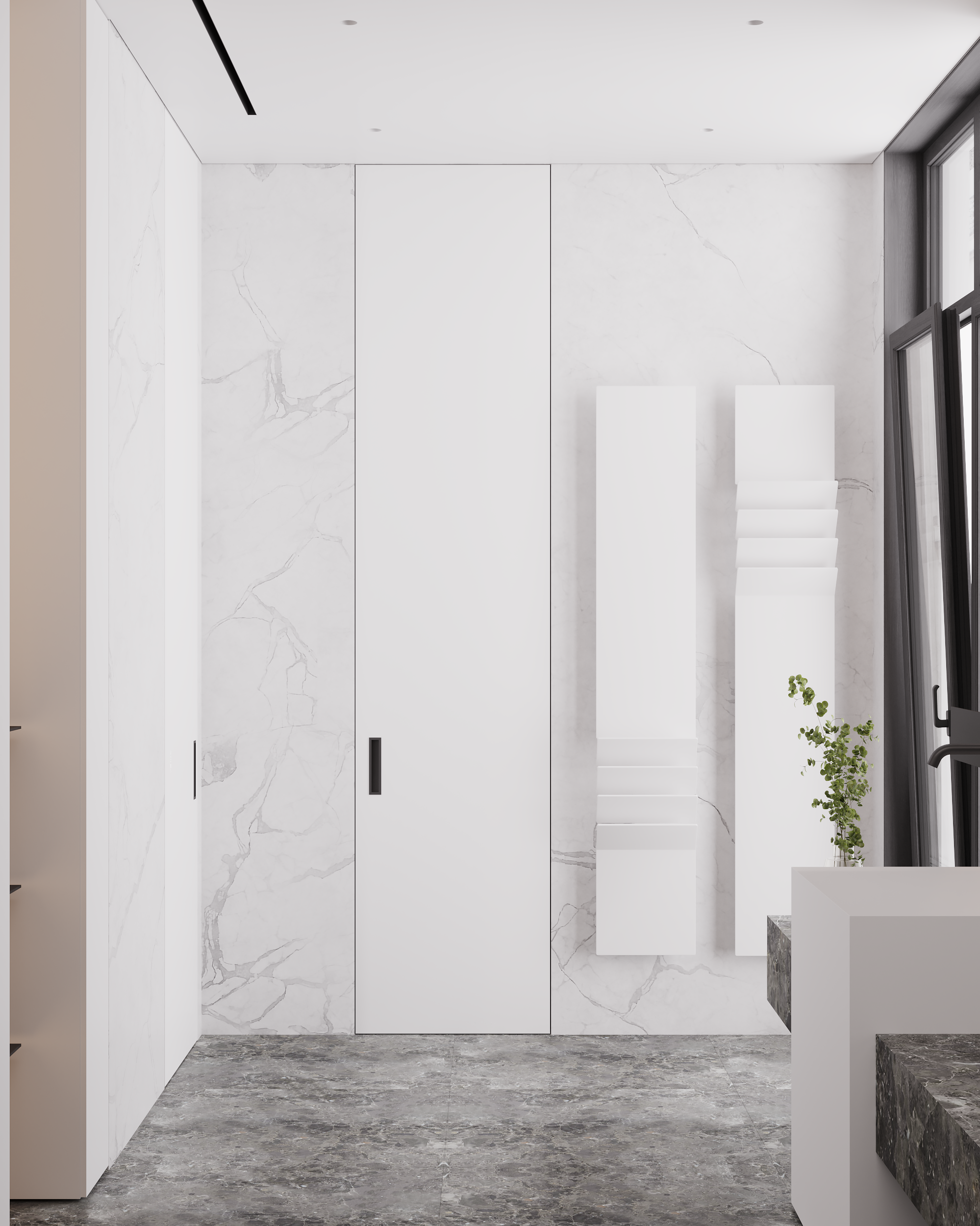 Bathroom minimal. Дизайн интерьера | 3D визуализация | Миланская Марина