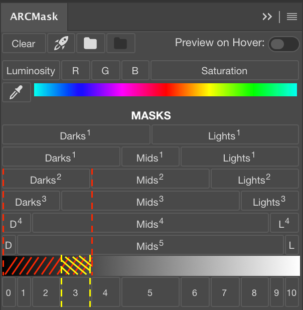 Яркостные маски [3/6]. Описание ARCPanel. Фотограф Константин Шамин