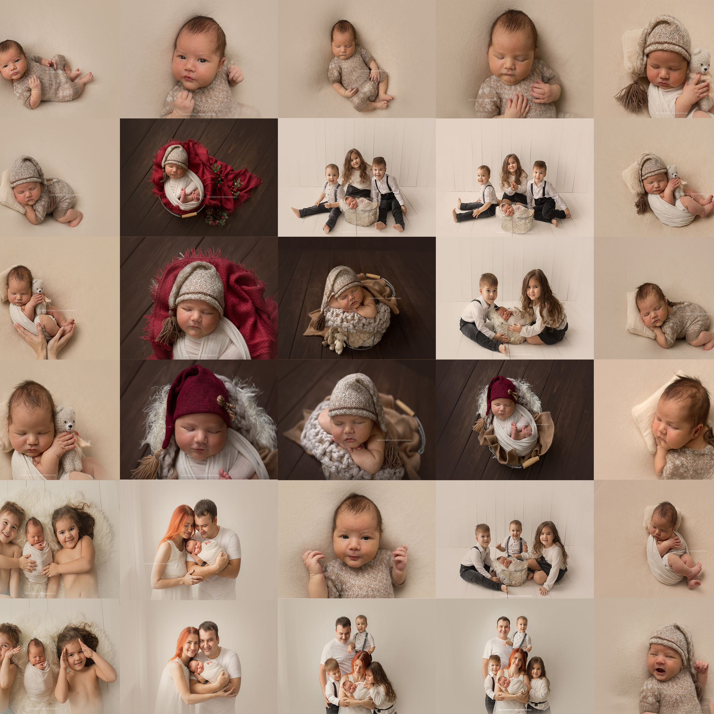 Новорождённые. Фотограф новорождённых малышей и детский фотограф В Казани Лана Максим