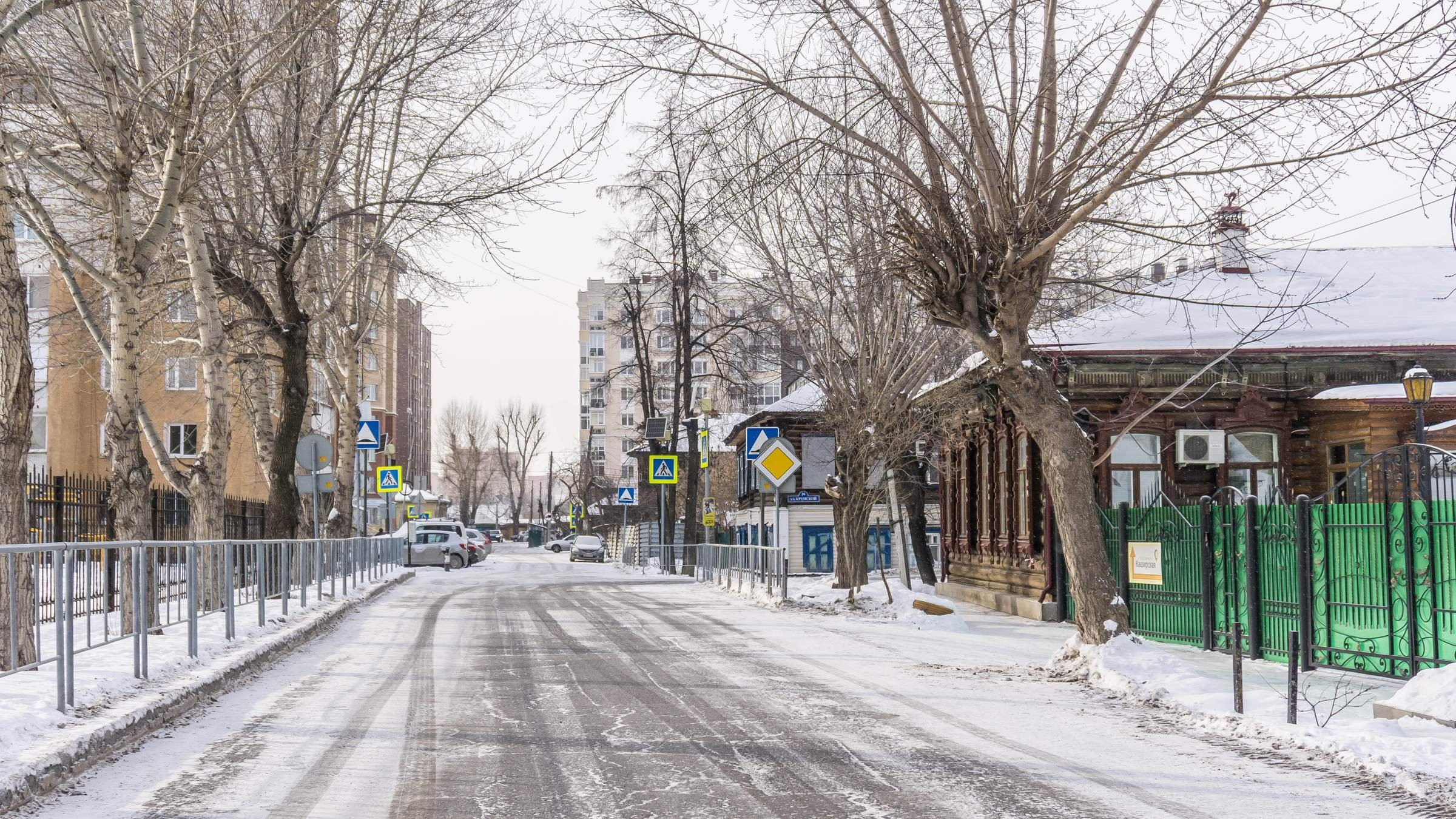 На улице Каширской в Тюмени