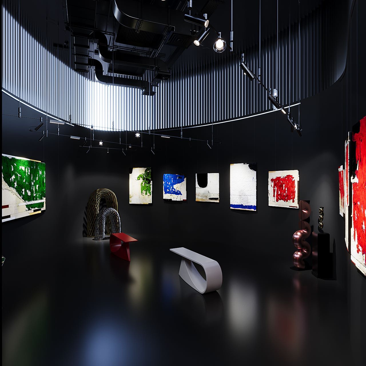 Выставка Olga Kozlovskaya ''Цвет'' в НИИ PARAZIT