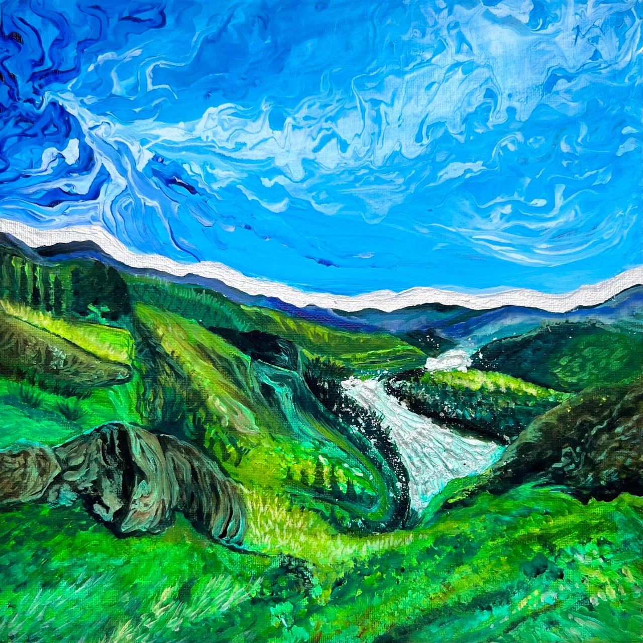 Авторский принт. Картины пейзаж