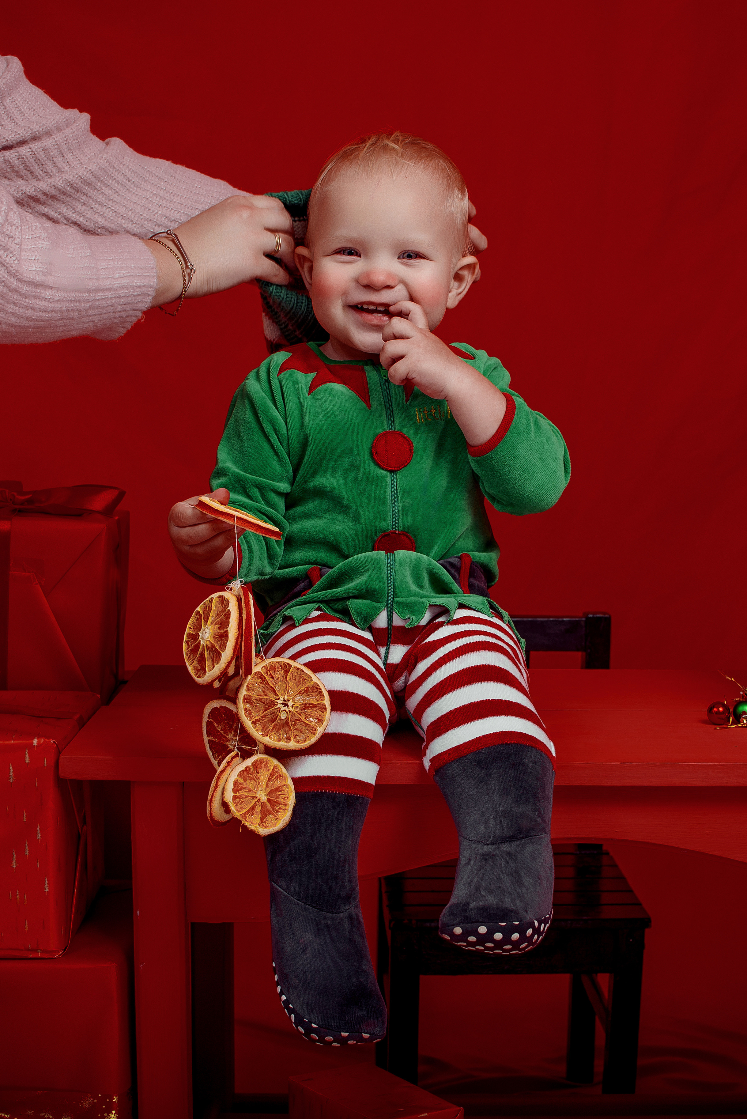 Фотопроект новогодний детский. Детский студийный фотограф Сочи