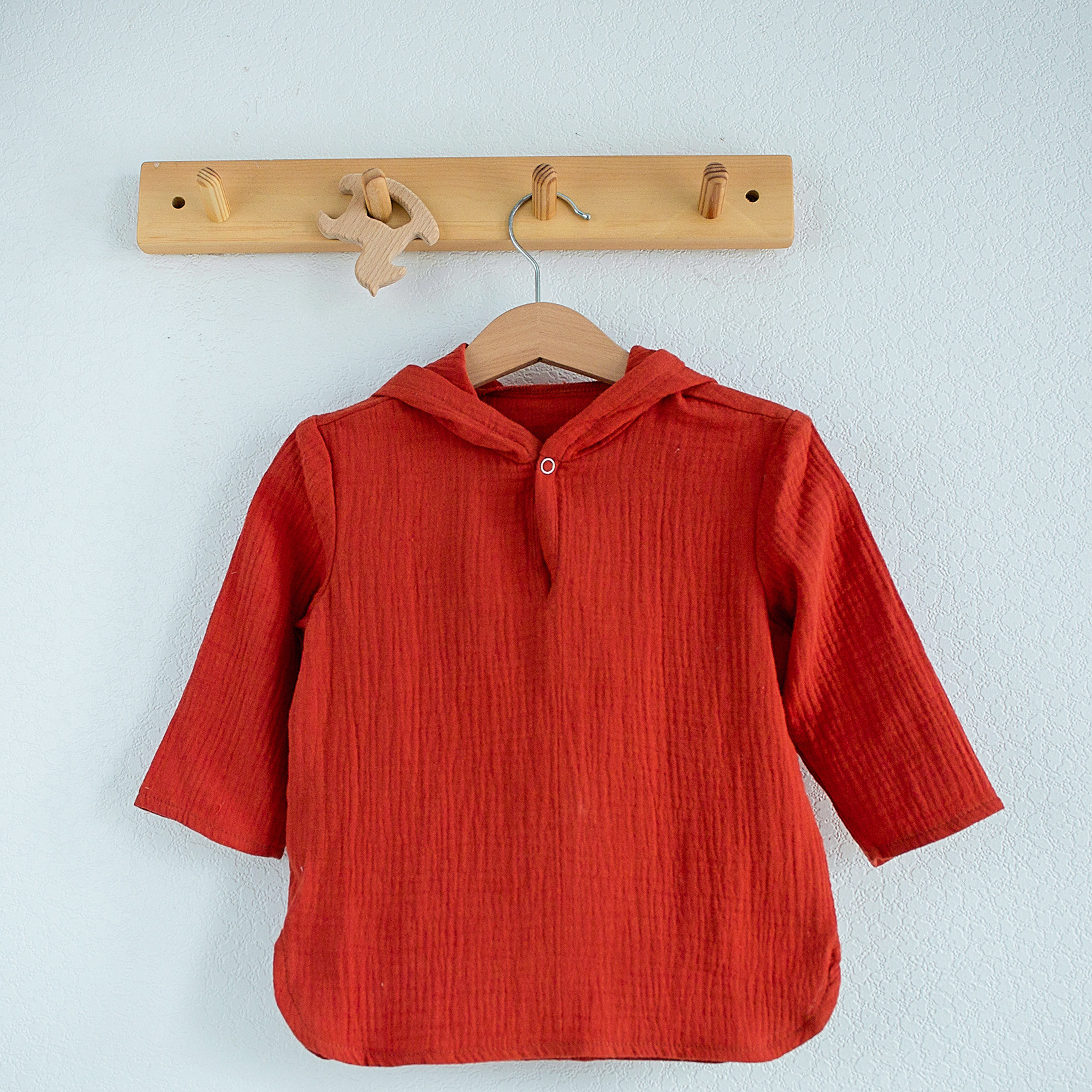 N-004 Туника, цвет «терракот». Эко-одежда для детей