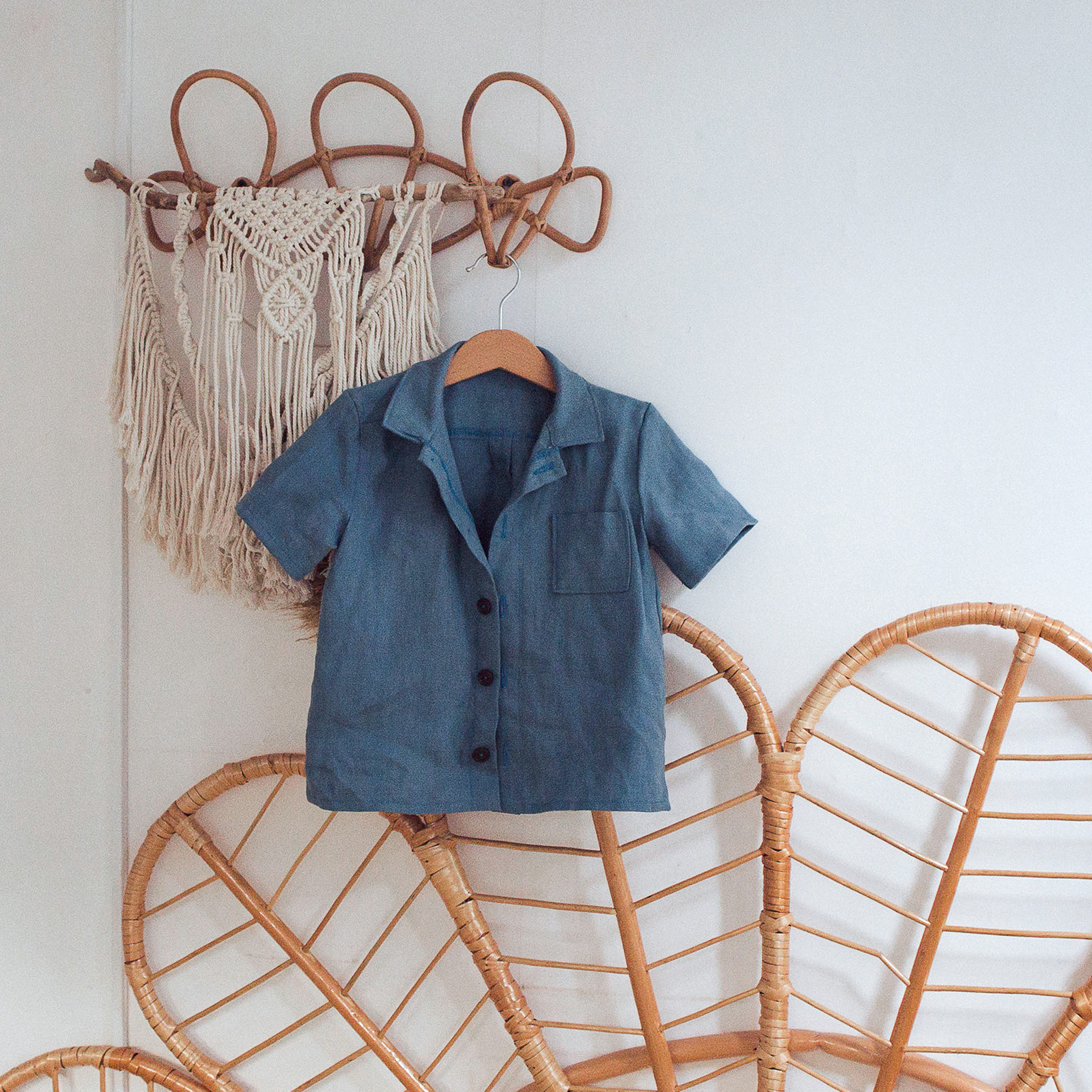 041 Рубашка. Эко-одежда для детей