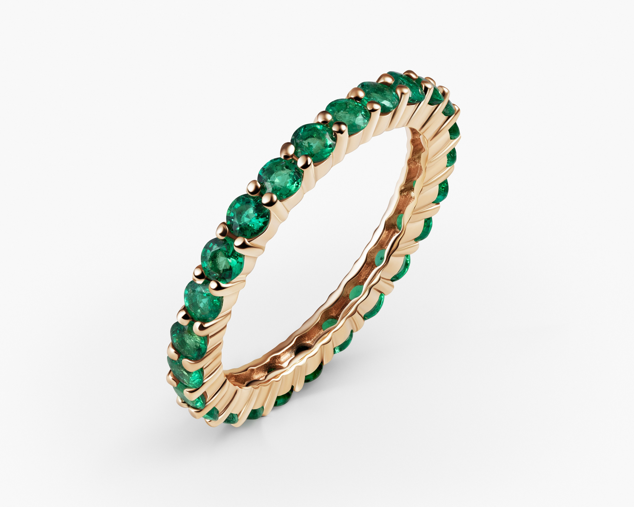 Emerald Rings. Retoucher Olga Bogdanova
