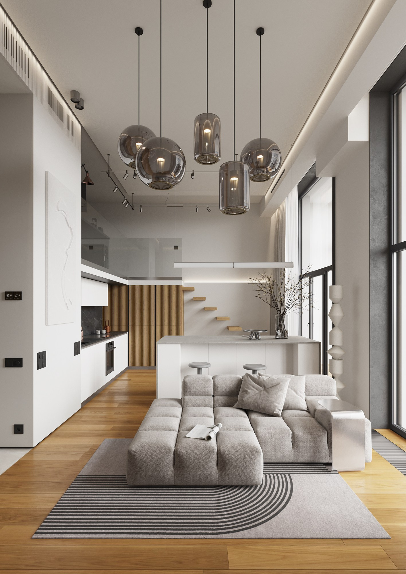 Визуализация квартиры в ЖК Событие. 3D визуализатор интерьеров Ксения Жарко