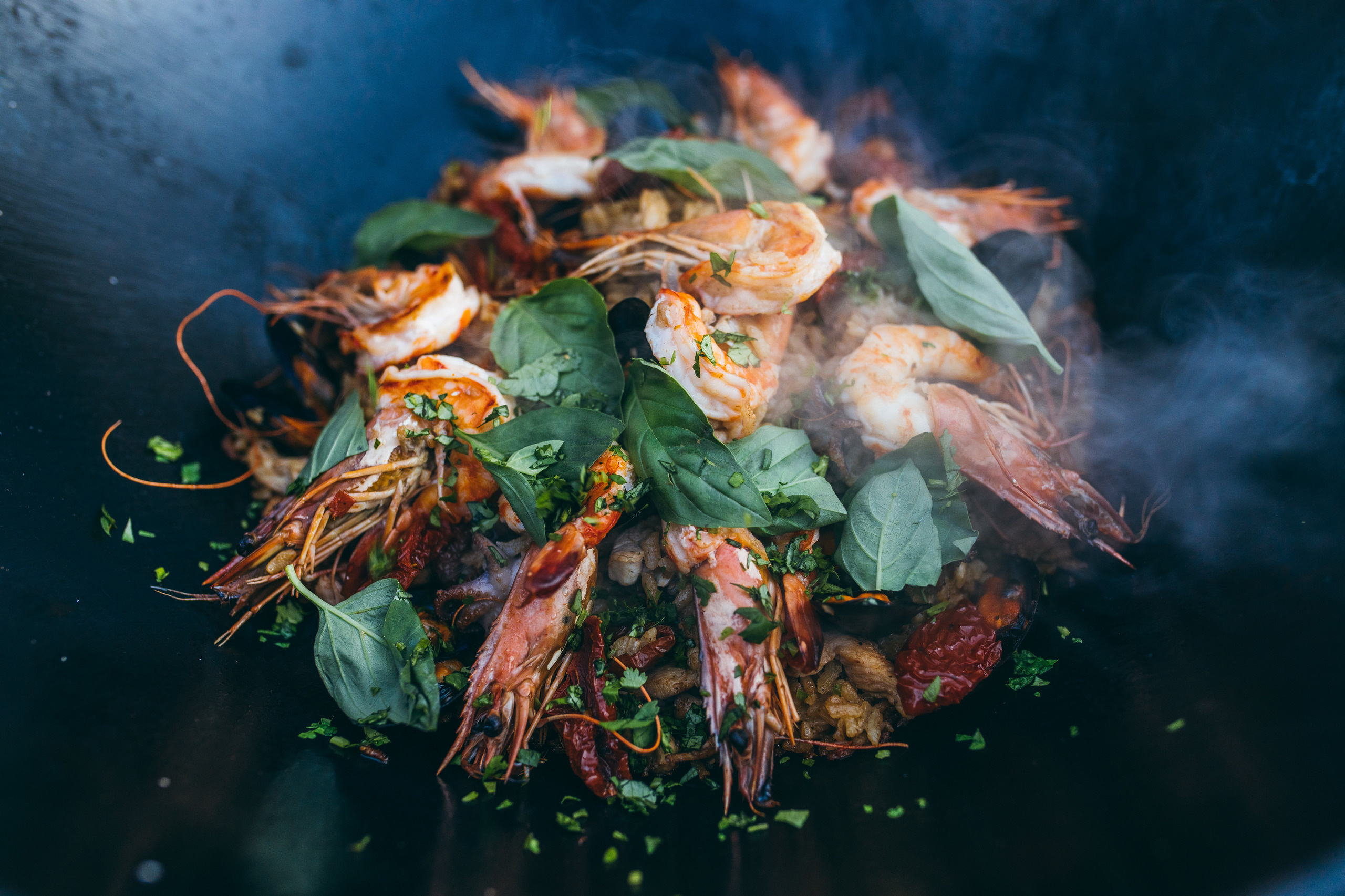 Паэлья с морепродуктами. Кейтеринг Royal Catering | По Москве и Московской области организуем ресторанное обслуживание