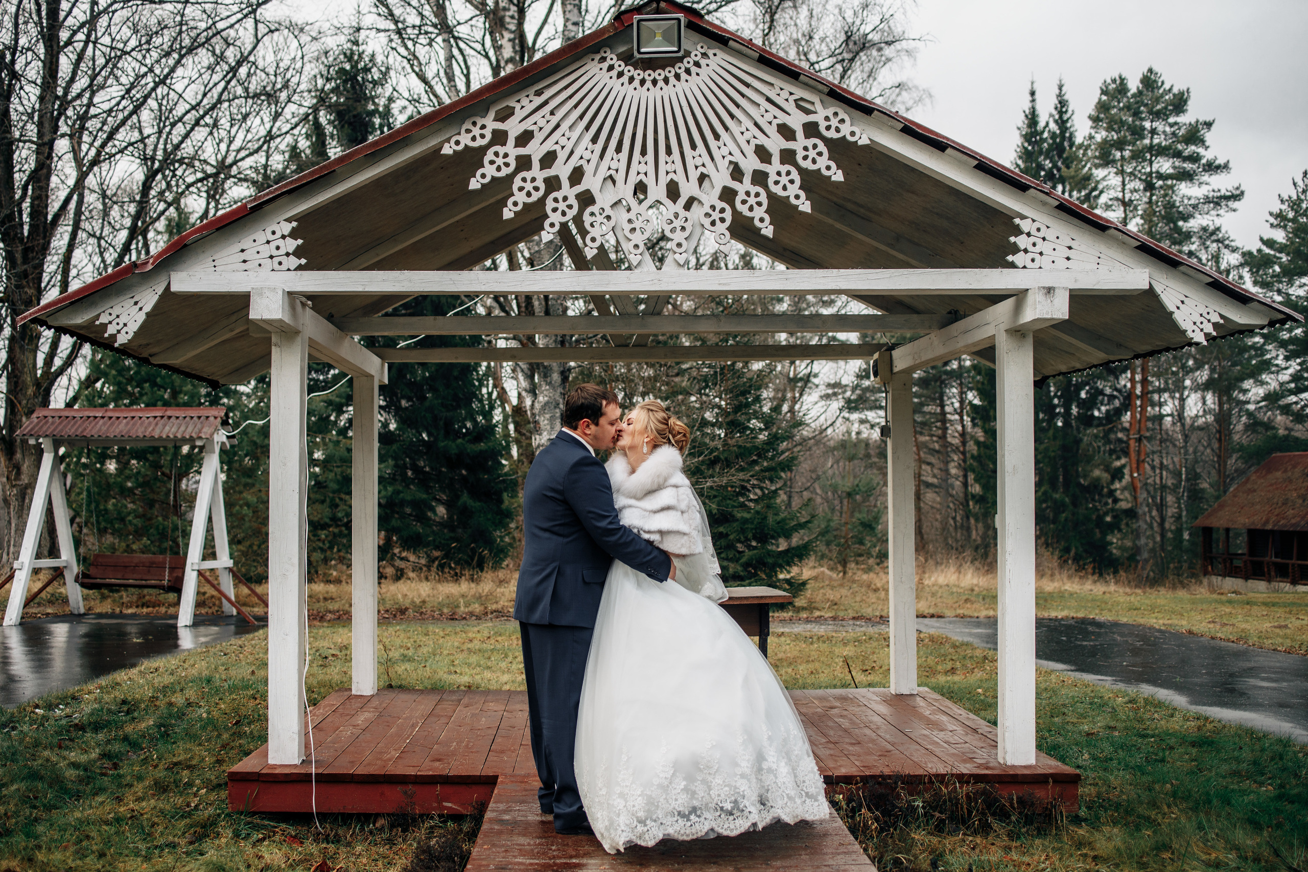 Зимняя свадьба в области. Свадебный фотограф Вашкевич Денис
