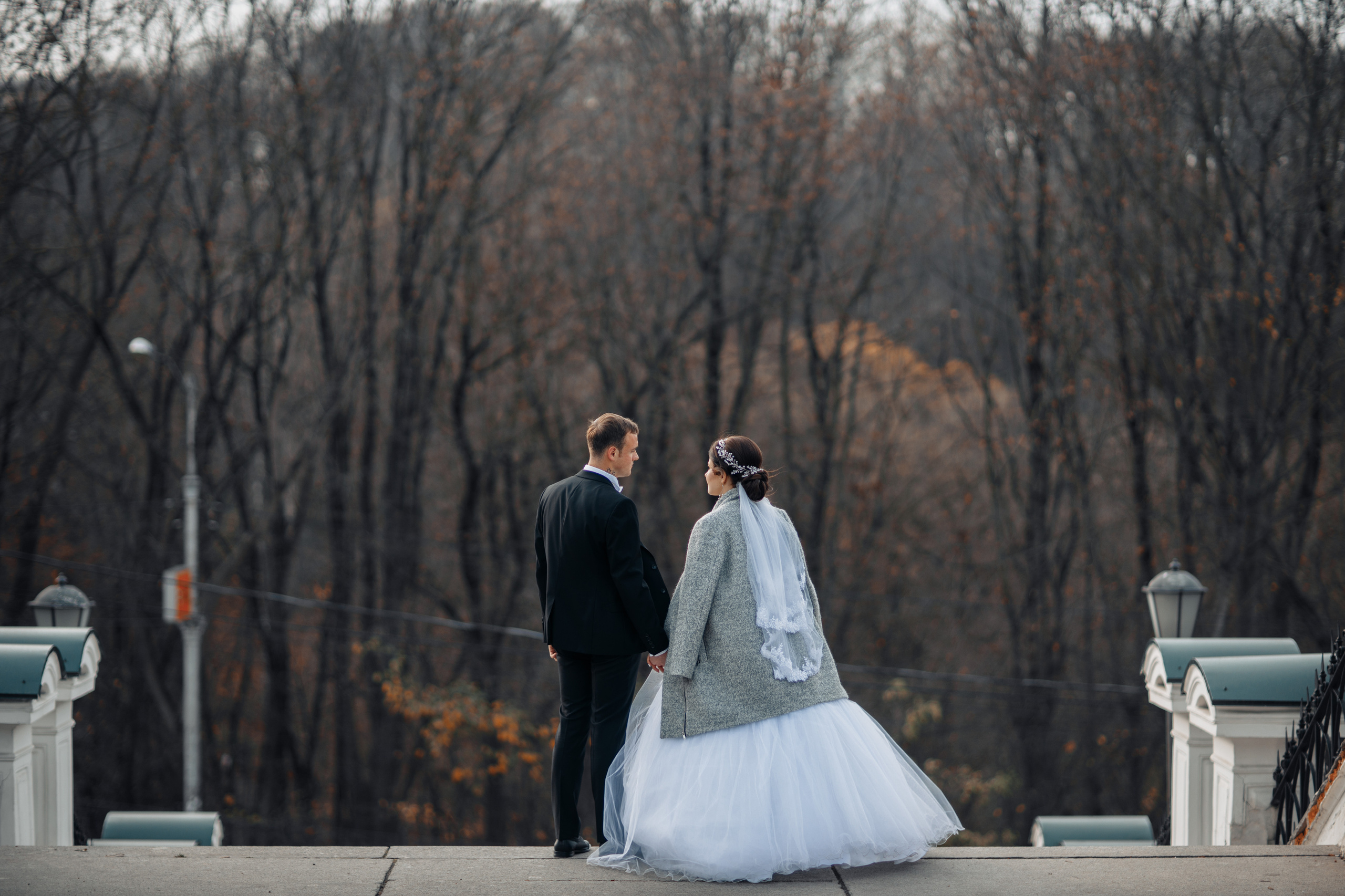 Зеленые молодожены. Свадебный фотограф Вашкевич Денис