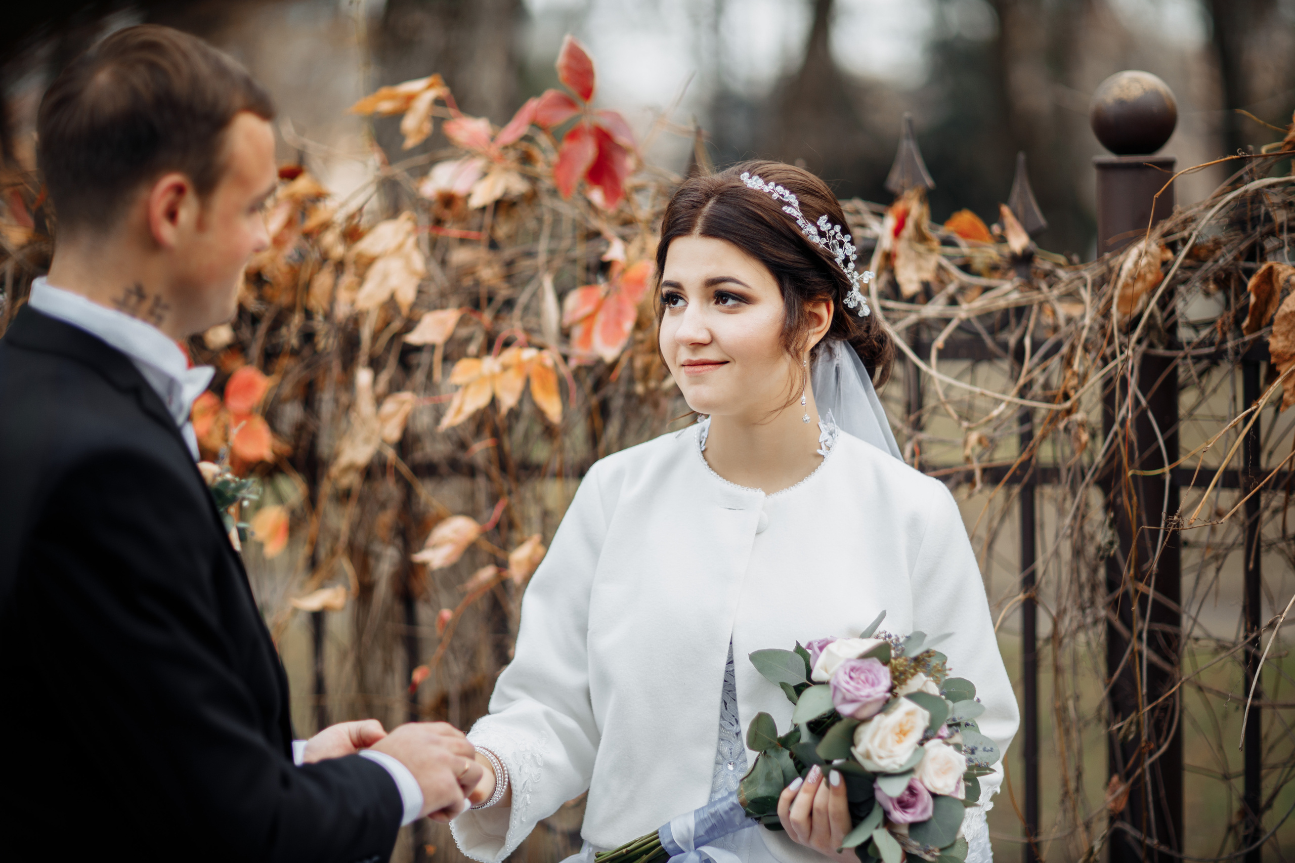 Зеленые молодожены. Свадебный фотограф Вашкевич Денис