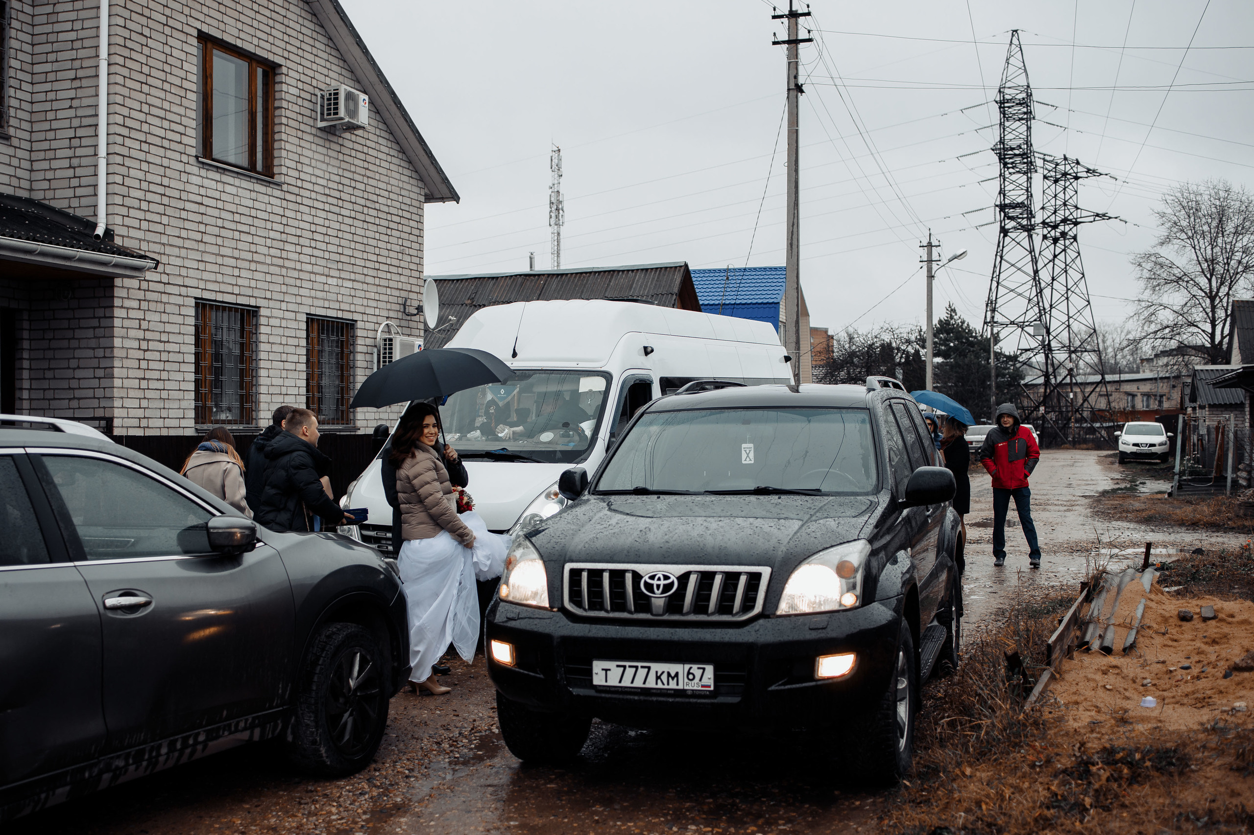 Свадьба в дождливый день. Свадебный фотограф Вашкевич Денис