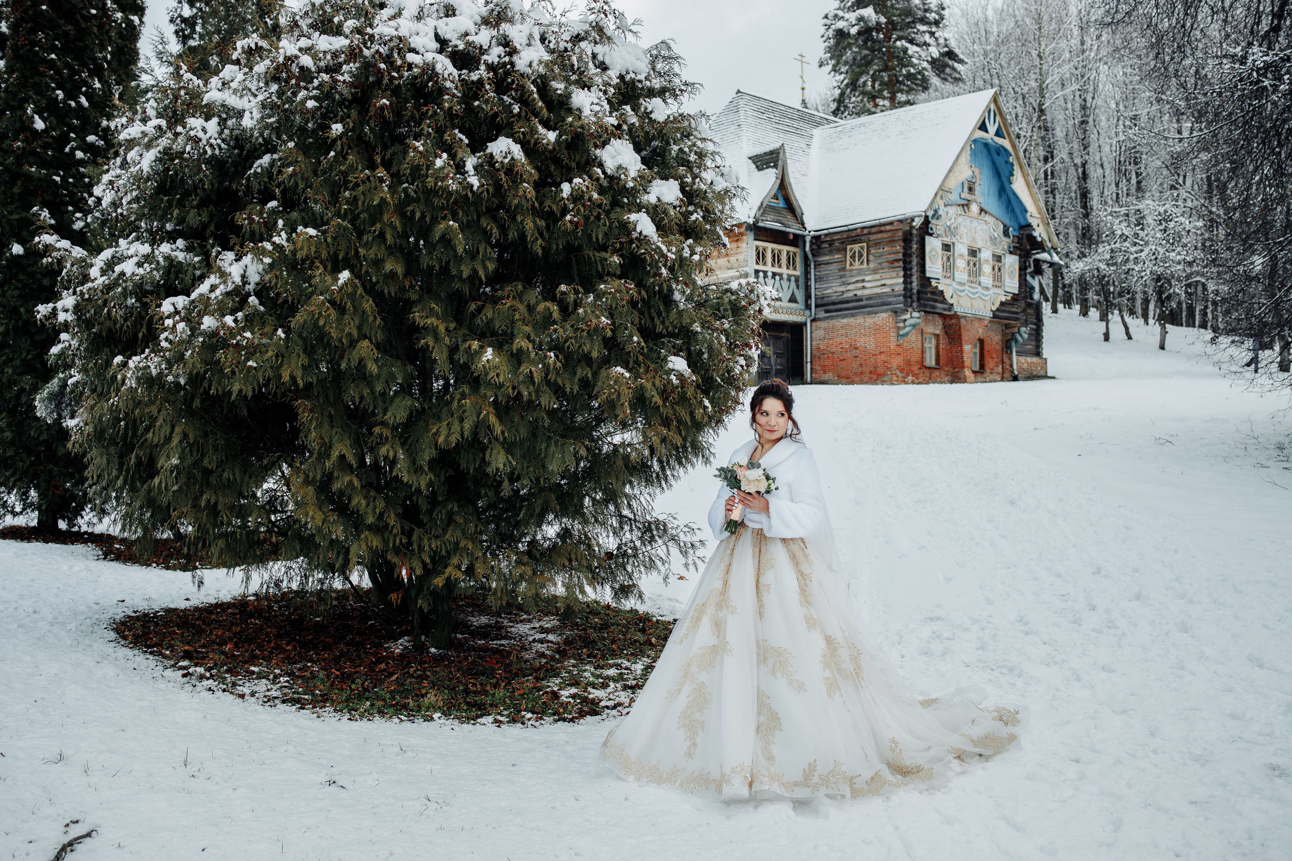 Свадьба зимой Смоленск. Свадебный фотограф Вашкевич Денис