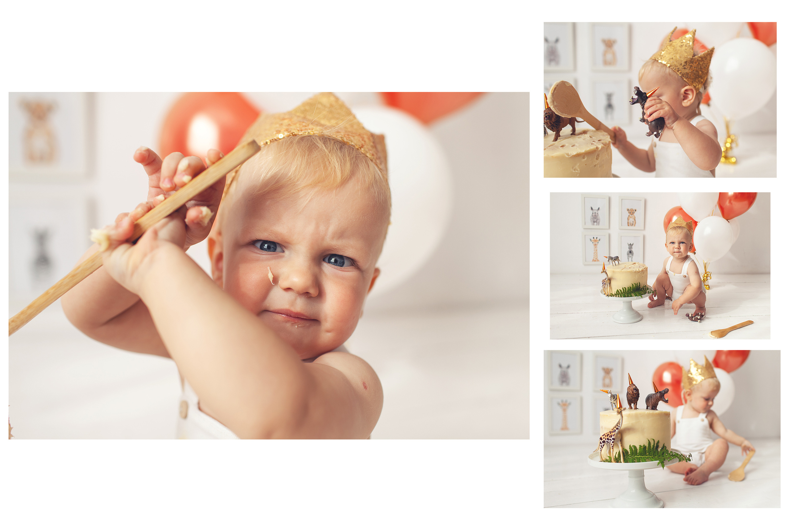 Когда тебя зовут Лев🦁, то и первый День рождения соответствующий🔥⠀Весь. Детский фотограф в Самаре