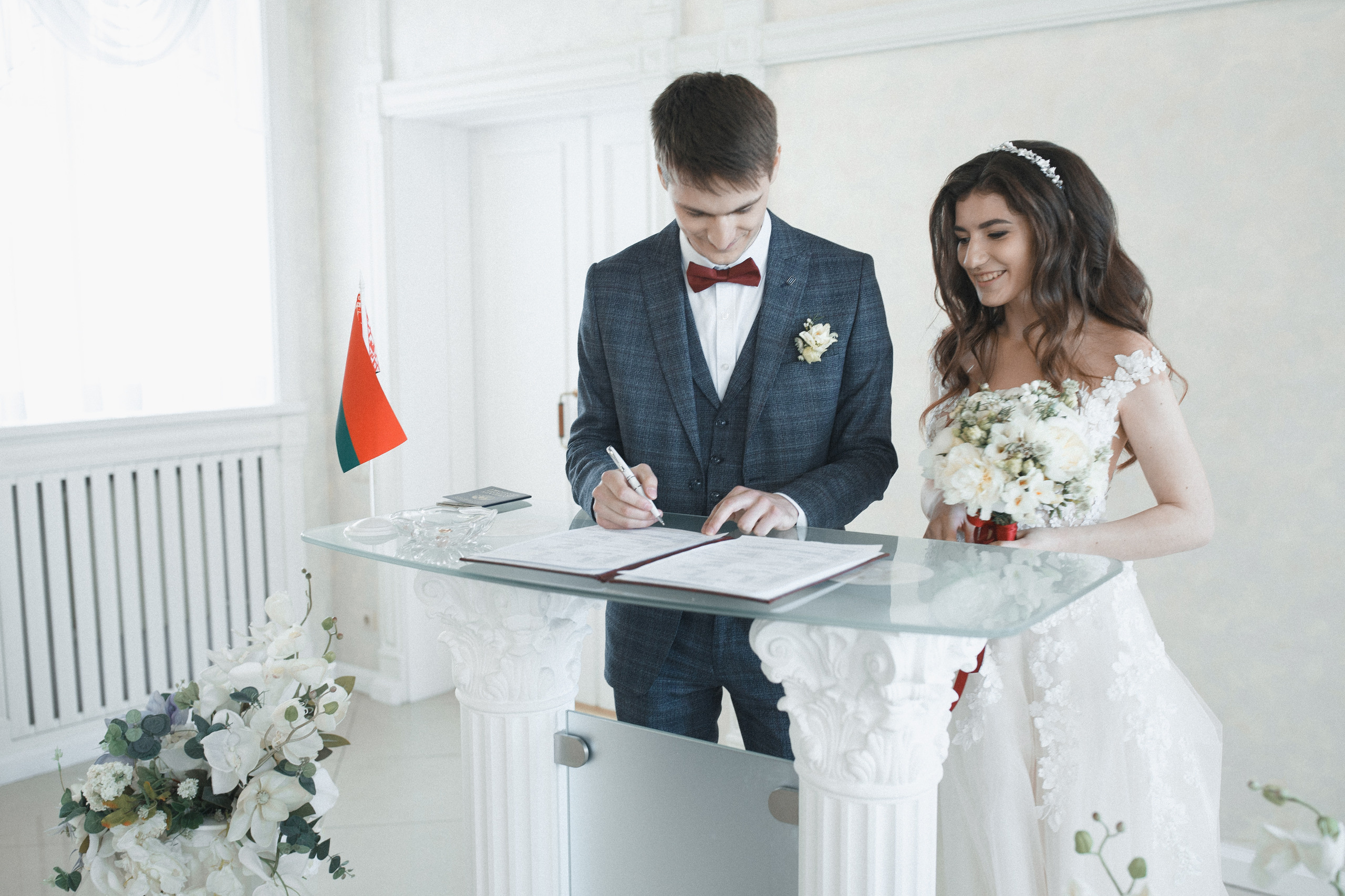 Фотосессия свадебного дня в Ботаническом саду, отеле Пекин