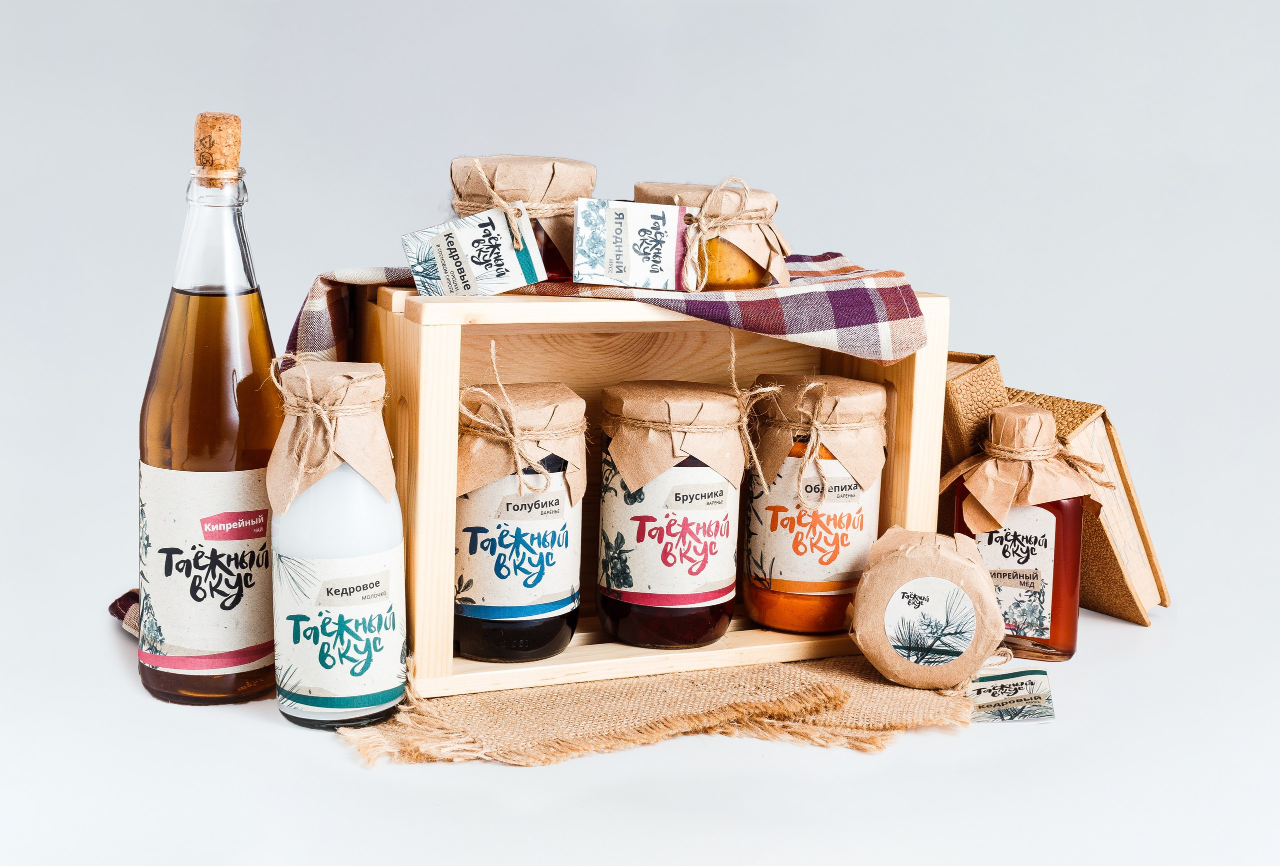 Серия этикеток “Таёжный вкус”