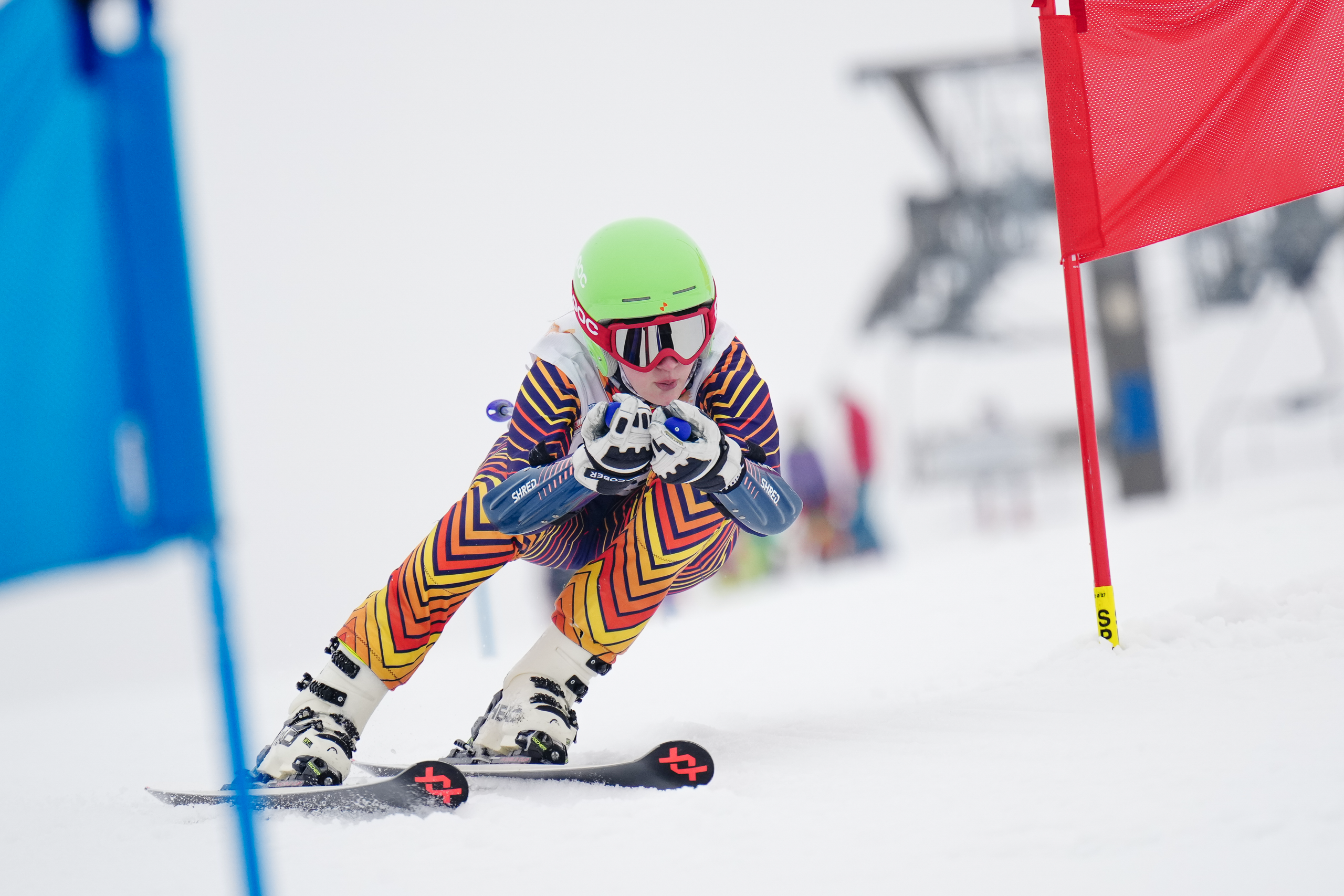 Фото с соревнований по горнолыжному спорту в Дмитровском городском округе Московской области 2025-20256. Фотограф Студитский Евгений