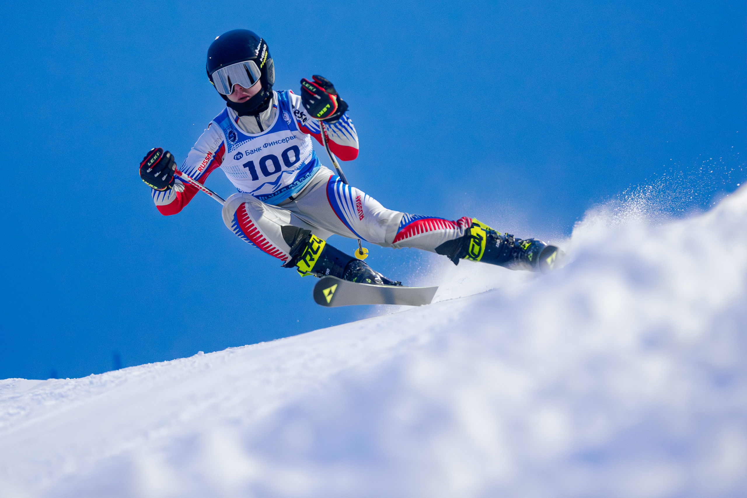 Фото с соревнований по горнолыжному спорту в Дмитровском городском округе Московской области 2025-20256. Фотограф Студитский Евгений
