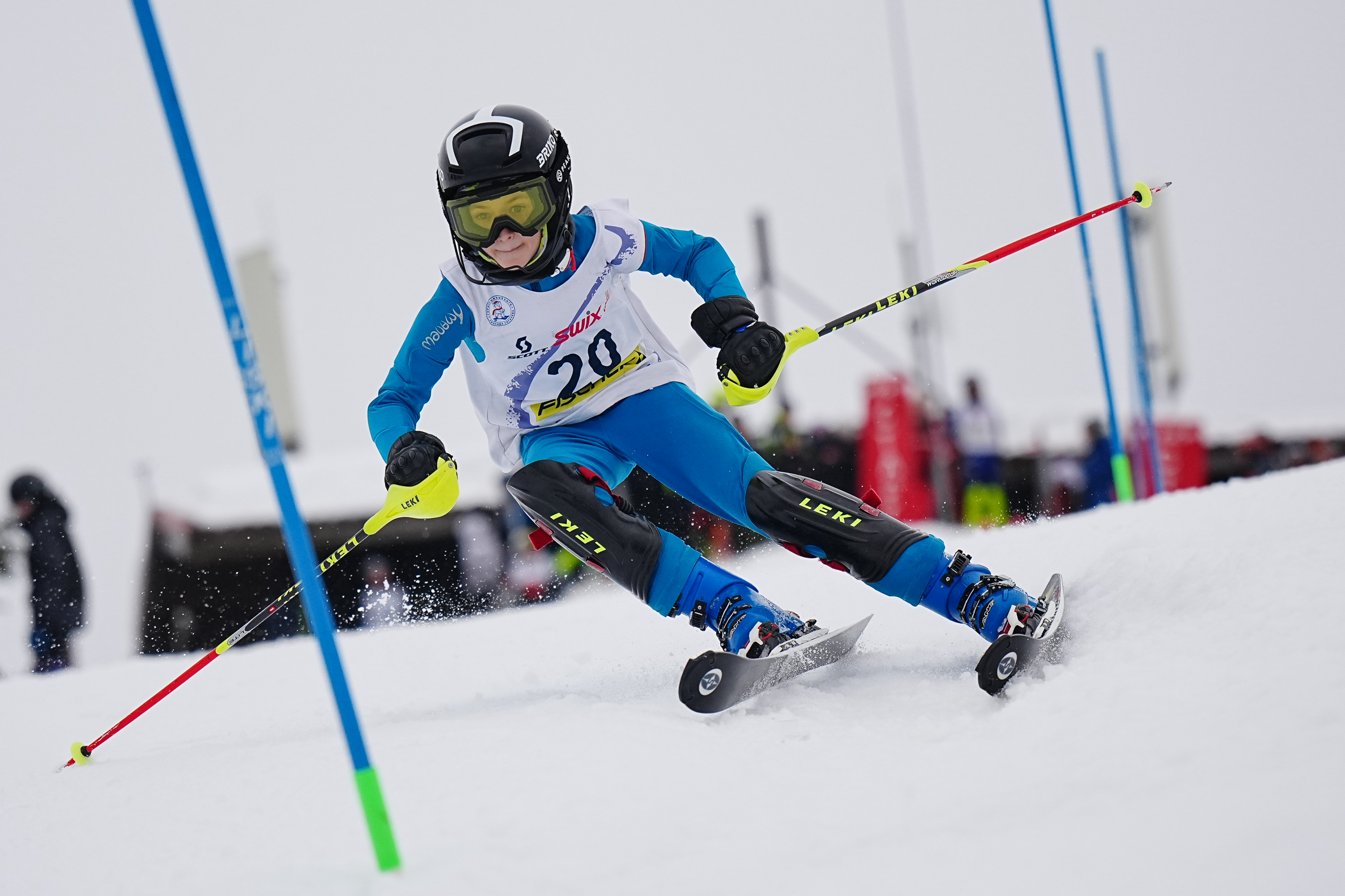 Фото с соревнований по горнолыжному спорту в Дмитровском городском округе Московской области 2025-20256. Фотограф Студитский Евгений