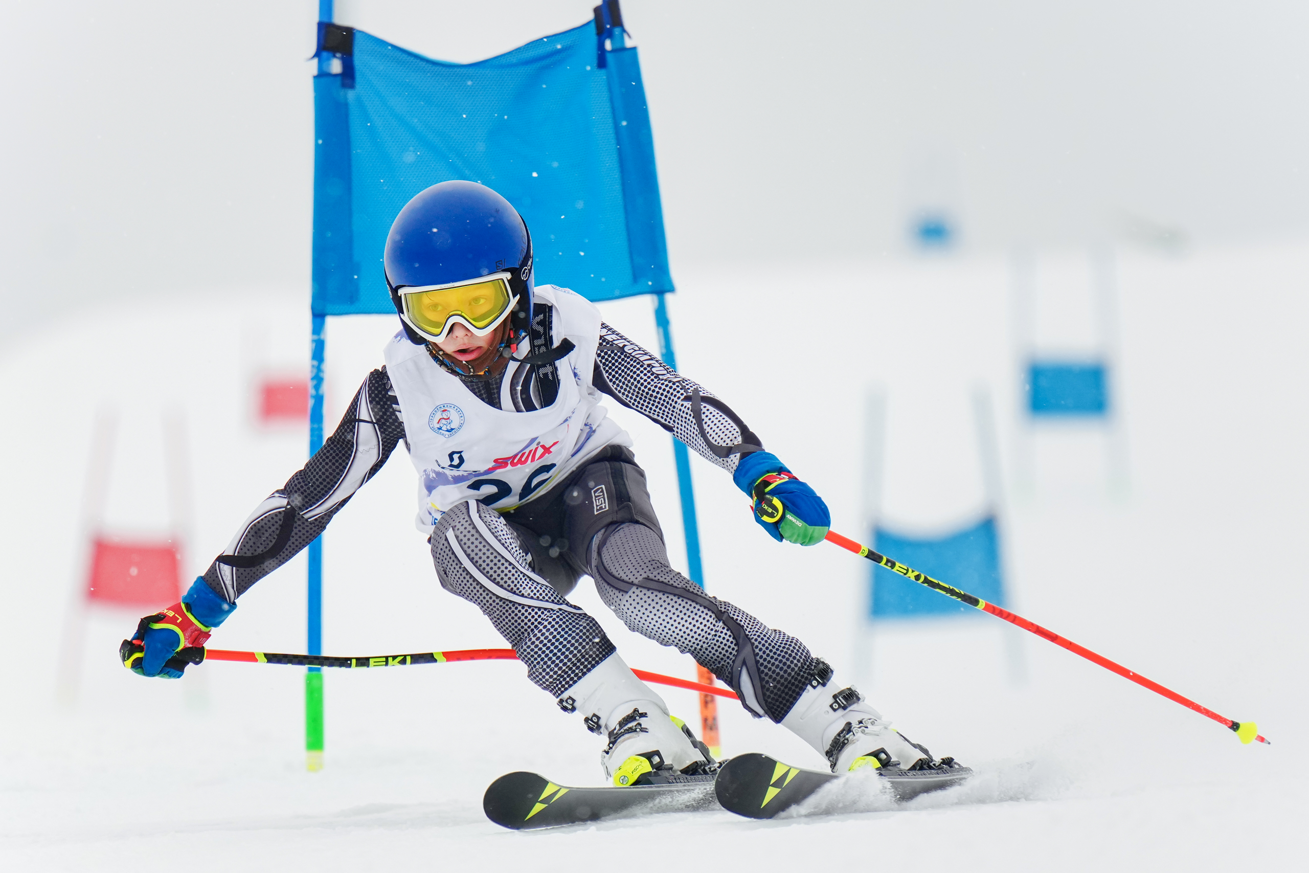 Фото с соревнований по горнолыжному спорту в Дмитровском городском округе Московской области 2025-20256. Фотограф Студитский Евгений