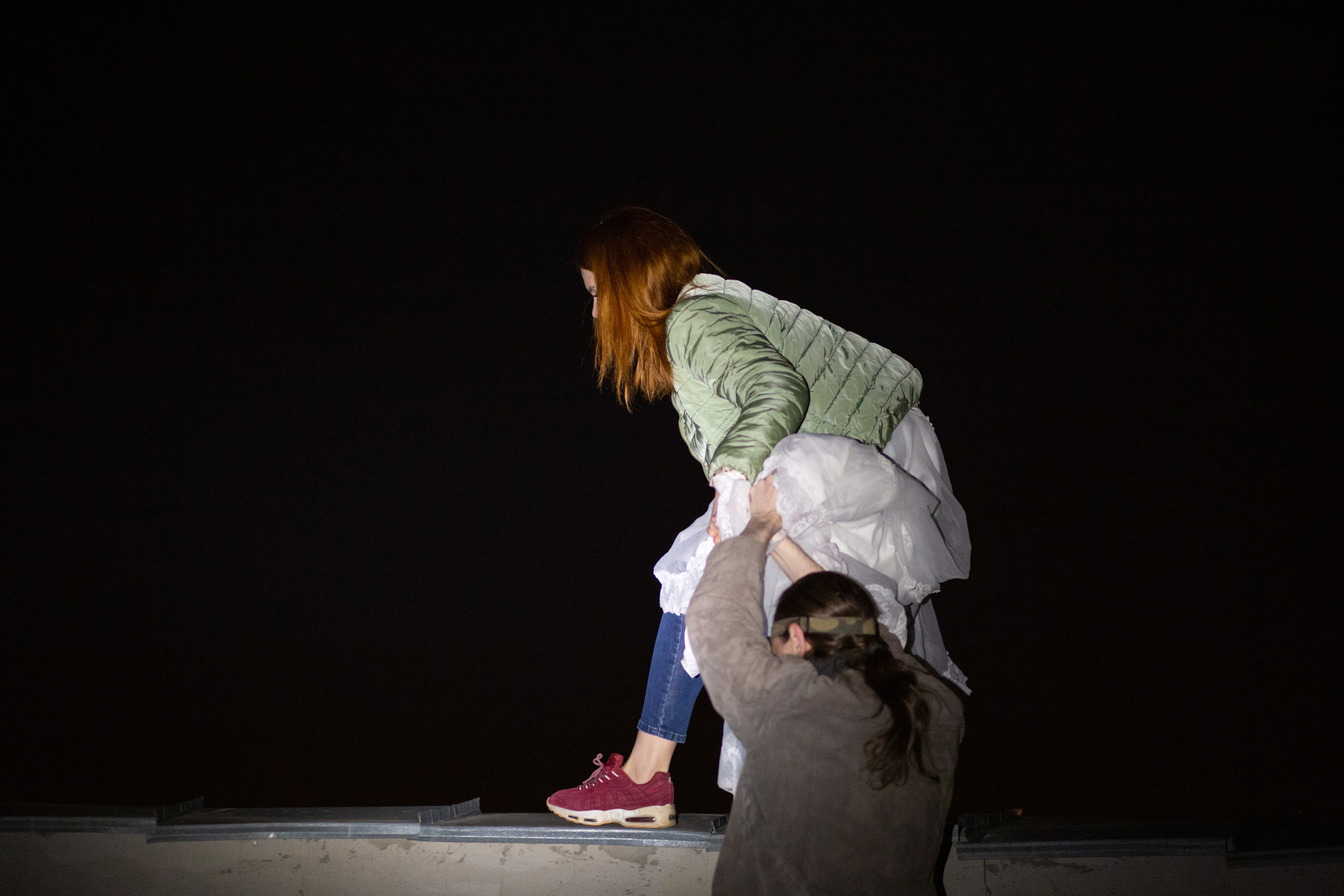 Как снимать  модель    в полной  темноте. Фотограф Тамара Нижельская Воронеж