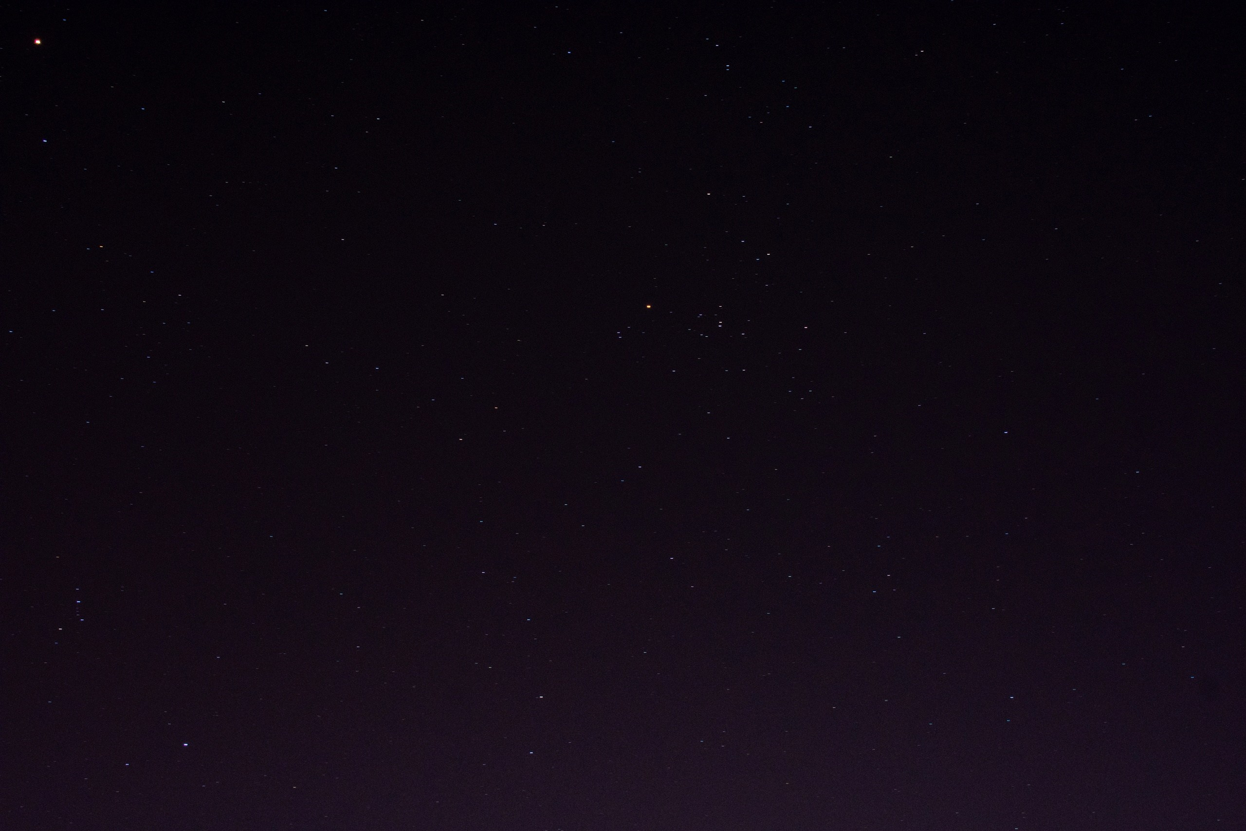 dark blue sky full of stars