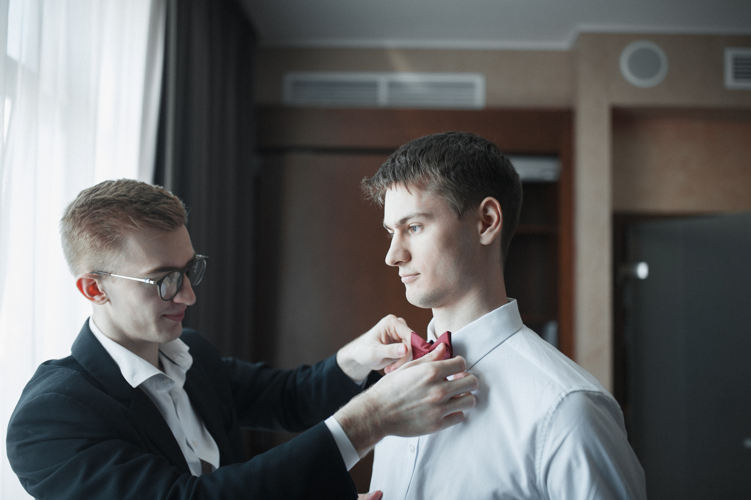 Фотосессия свадебного дня в Ботаническом саду, отеле Пекин