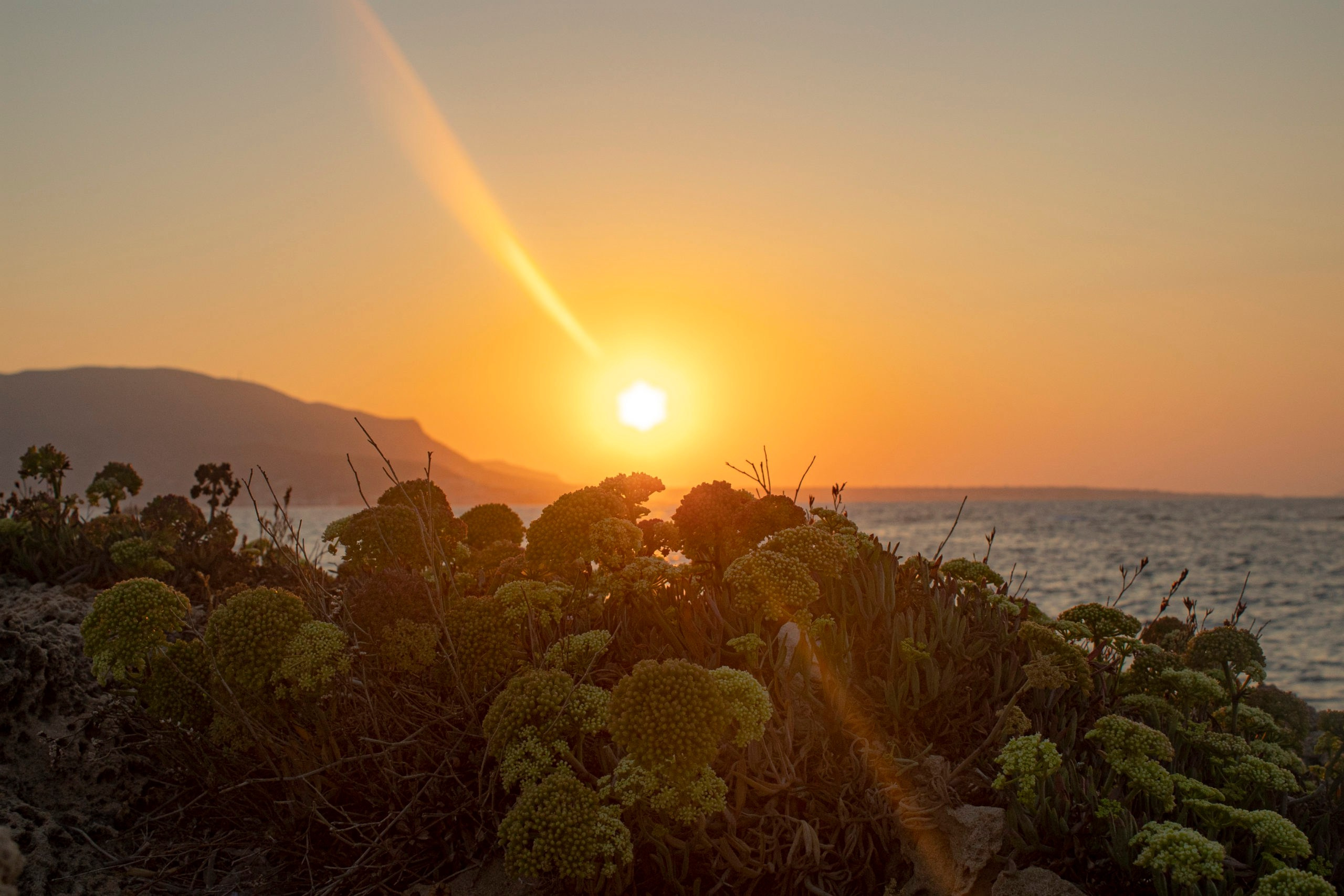 Закат на острове Крит, Греция