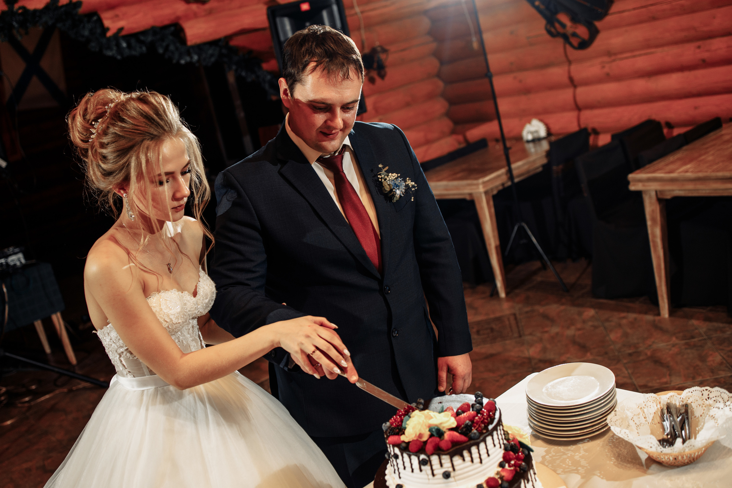 Зимняя свадьба в области. Свадебный фотограф Вашкевич Денис